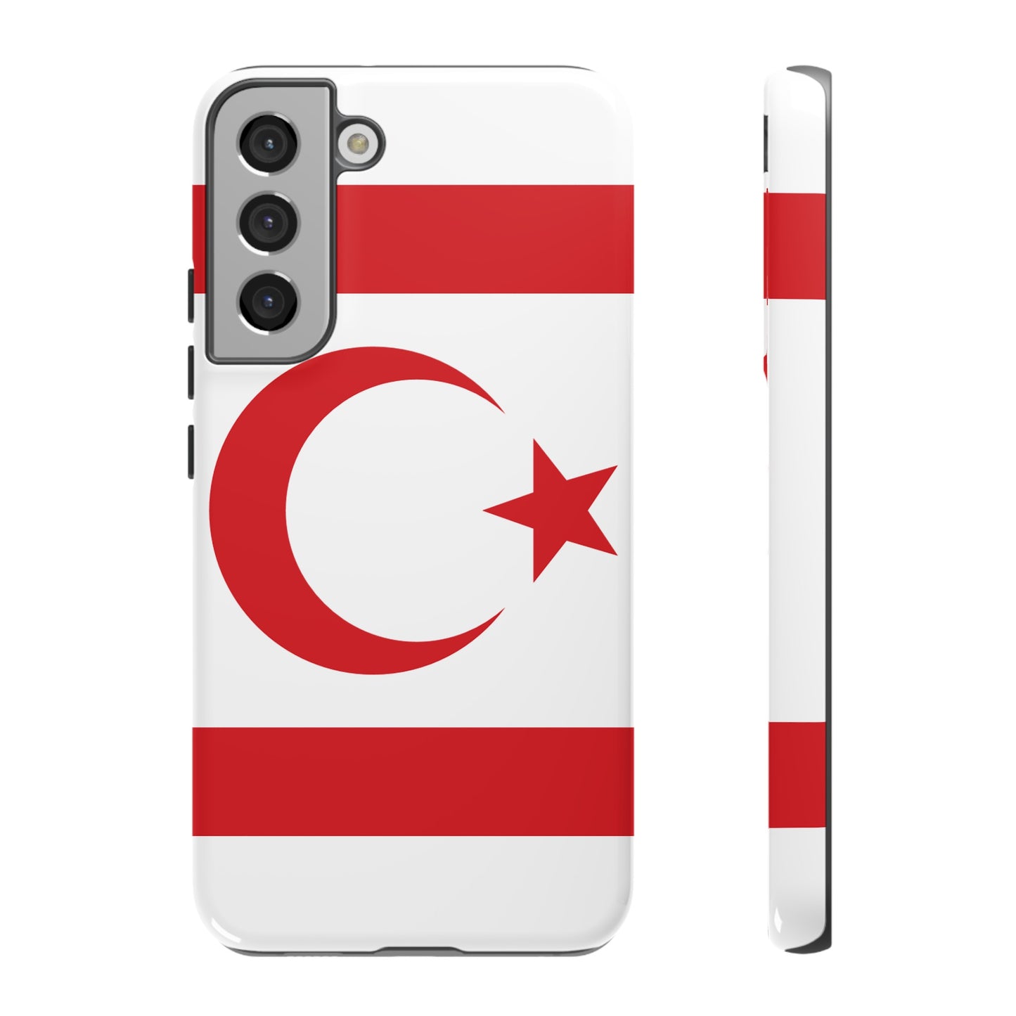 Northern Cyprus Flag Phone Case | iPhone 15 Plus/ Pro, 14, 13, 12| Google Pixel 7, Pro, 5| Samsung Galaxy S23 All Major Phone Models