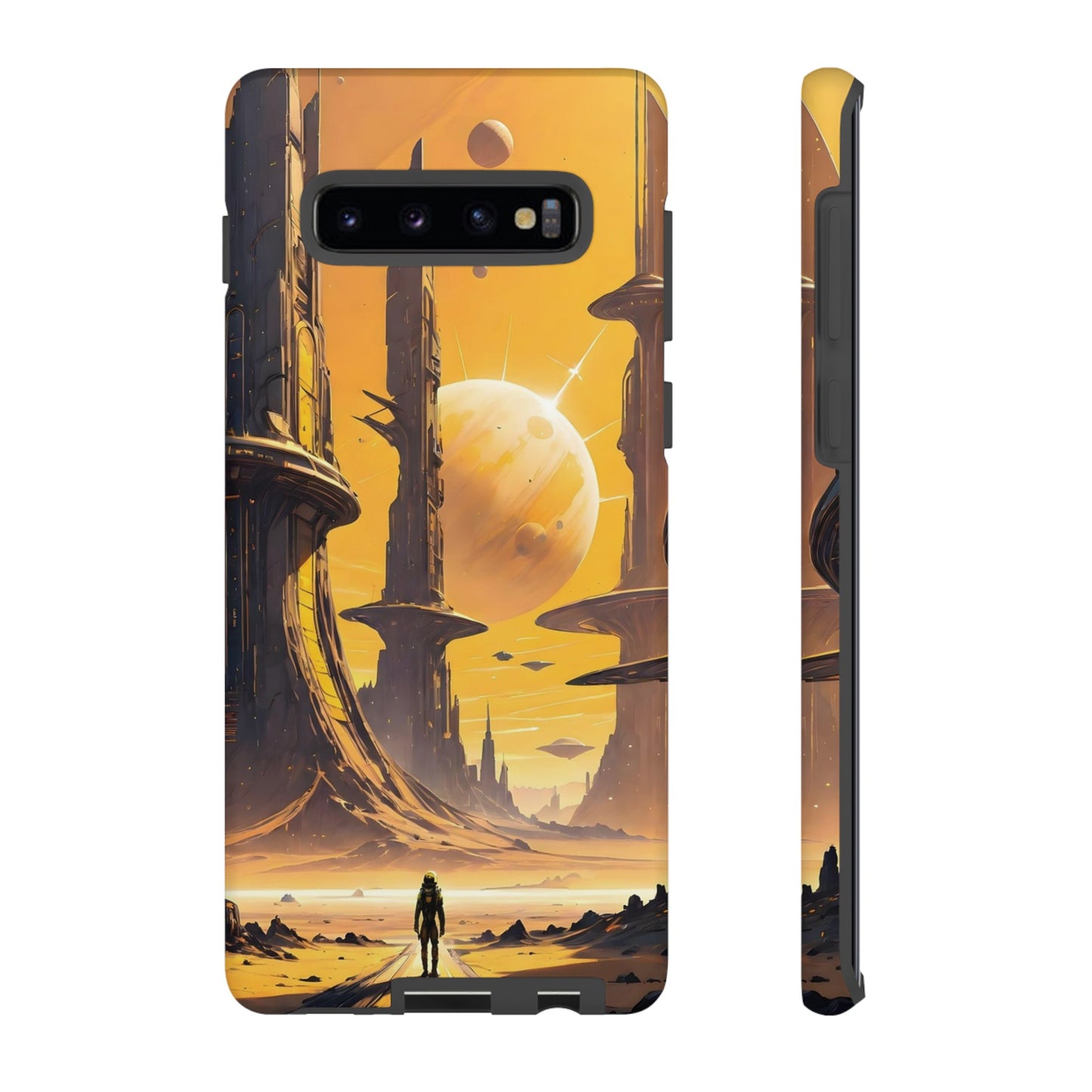 Distant Planets Sci Fi Wallpaper Phone Case | iPhone 15 Plus/ Pro, 14, 13, 12| Google Pixel 7, Pro, 5| Samsung Galaxy S23 All Major Phone Models