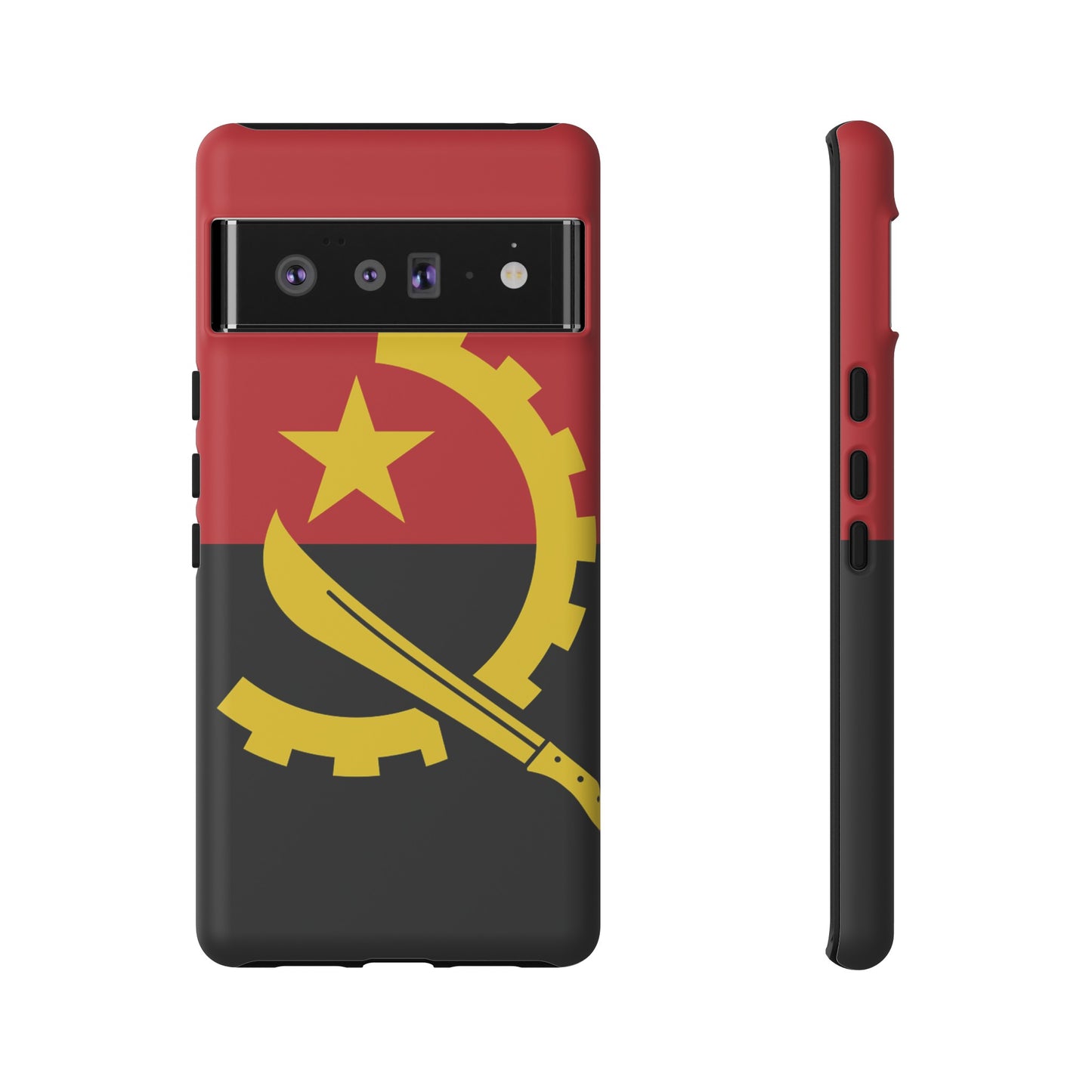 Angola Flag Phone Case | iPhone 15 Plus/ Pro, 14, 13, 12| Google Pixel 7, Pro, 5| Samsung Galaxy S23 All Major Phone Models