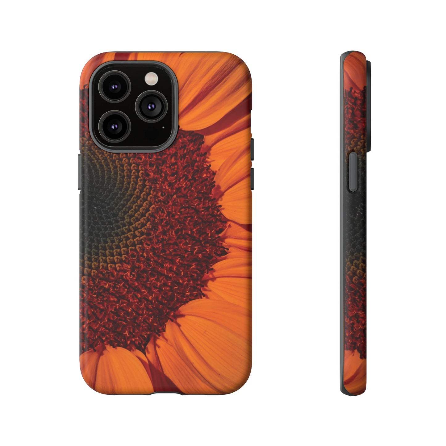 Orange Sunflower Wallpaper Phone Case | iPhone 15 Plus/ Pro, 14, 13, 12| Google Pixel 7, Pro, 5| Samsung Galaxy S23 All Major Phone Models