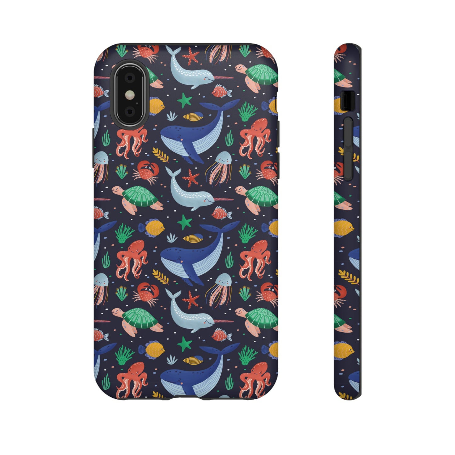 Sea Creatures Wallpaper Phone Case | iPhone 15 Plus/ Pro, 14, 13, 12| Google Pixel 7, Pro, 5| Samsung Galaxy S23 All Major Phone Models