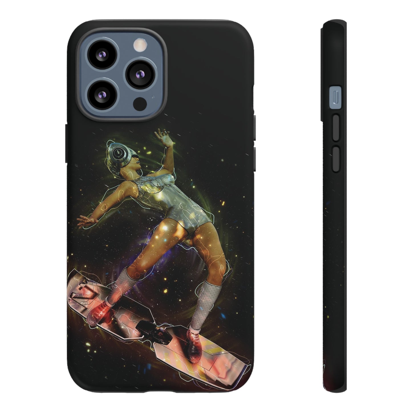 Sci-Fi Skateboard Wallpaper Phone Case | iPhone 15 Plus/ Pro, 14, 13, 12| Google Pixel 7, Pro, 5| Samsung Galaxy S23 All Major Phone Models