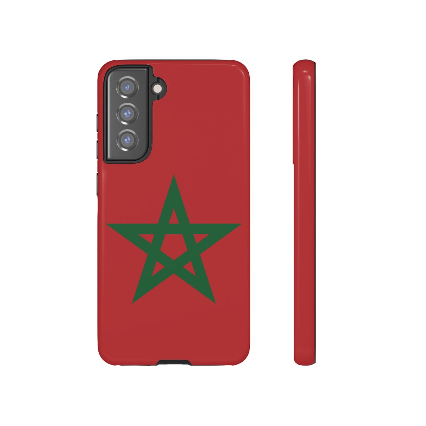 Morocco Flag Phone Case | iPhone 15 Plus/ Pro, 14, 13, 12| Google Pixel 7, Pro, 5| Samsung Galaxy S23 All Major Phone Models