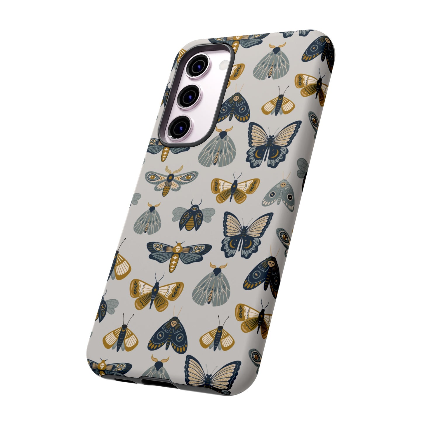 Butterfly and Moth Wallpaper Phone Case | iPhone 15 Plus/ Pro, 14, 13, 12| Google Pixel 7, Pro, 5| Samsung Galaxy S23 All Major Phone Models