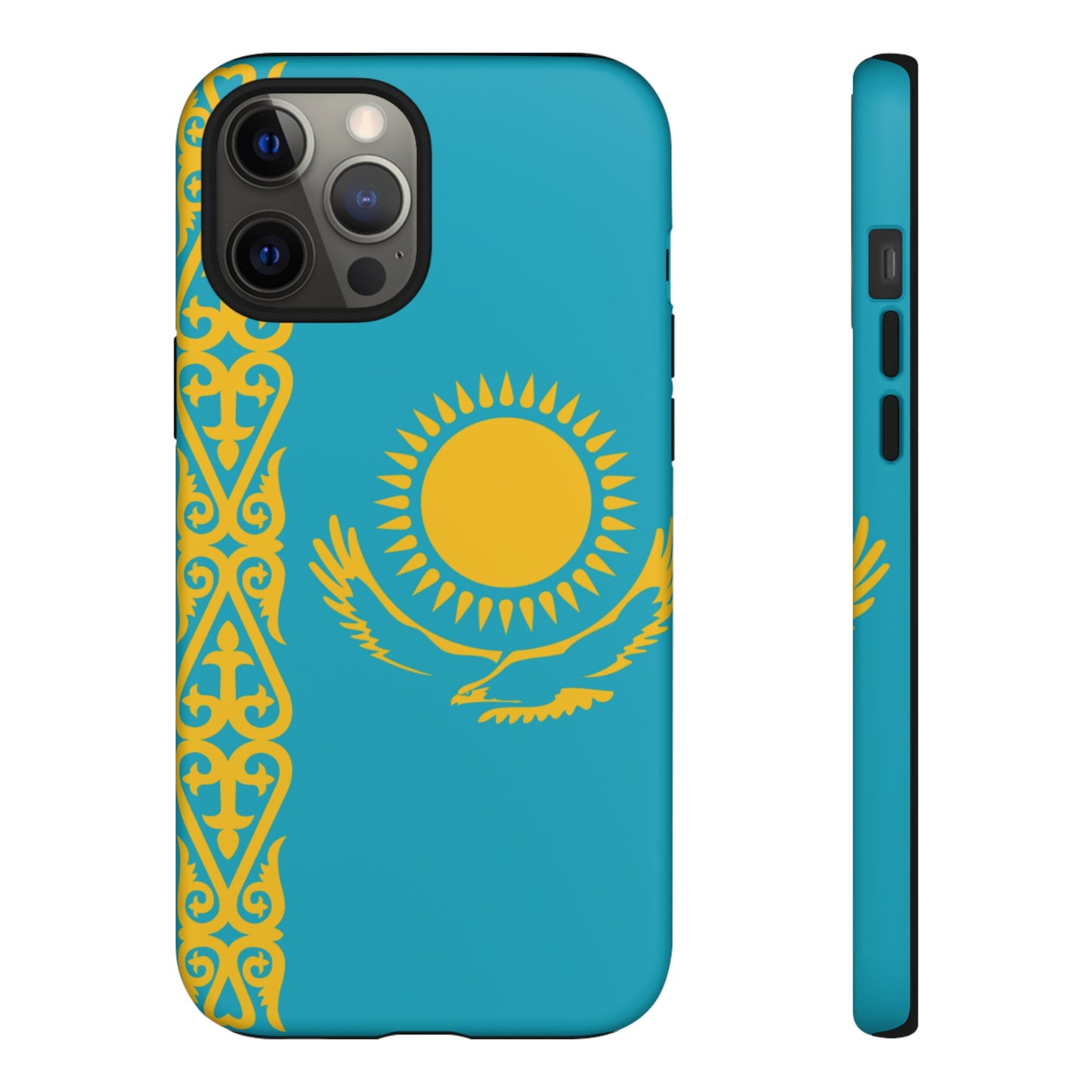 Kazakhstan Flag Phone Case | iPhone 15 Plus/ Pro, 14, 13, 12| Google Pixel 7, Pro, 5| Samsung Galaxy S23 All Major Phone Models