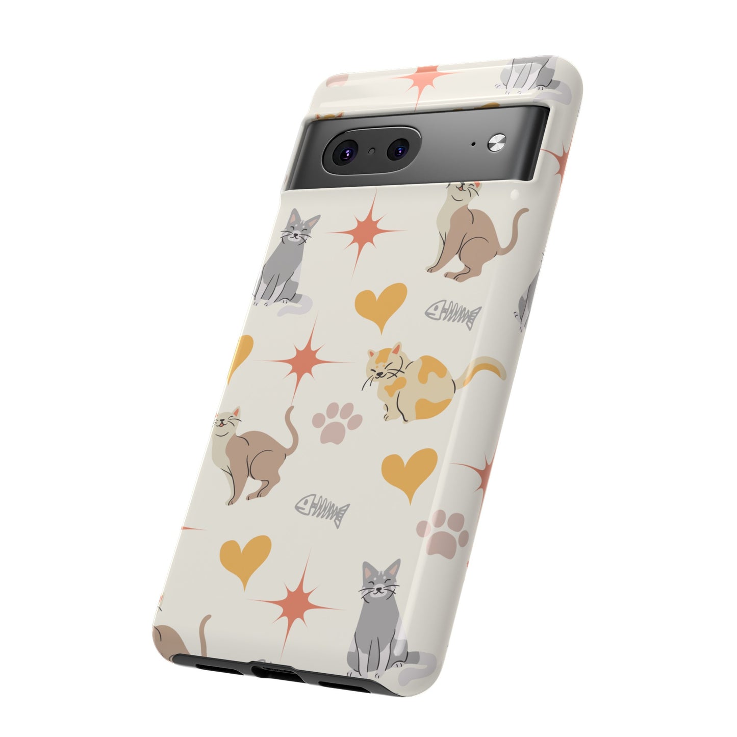 Cute Cat Wallpaper Phone Case | iPhone 15 Plus/ Pro, 14, 13, 12| Google Pixel 7, Pro, 5| Samsung Galaxy S23 All Major Phone Models