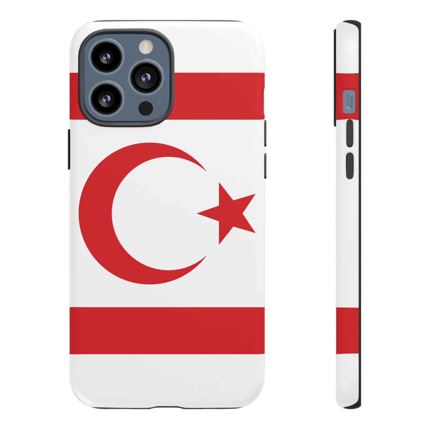 Northern Cyprus Flag Phone Case | iPhone 15 Plus/ Pro, 14, 13, 12| Google Pixel 7, Pro, 5| Samsung Galaxy S23 All Major Phone Models