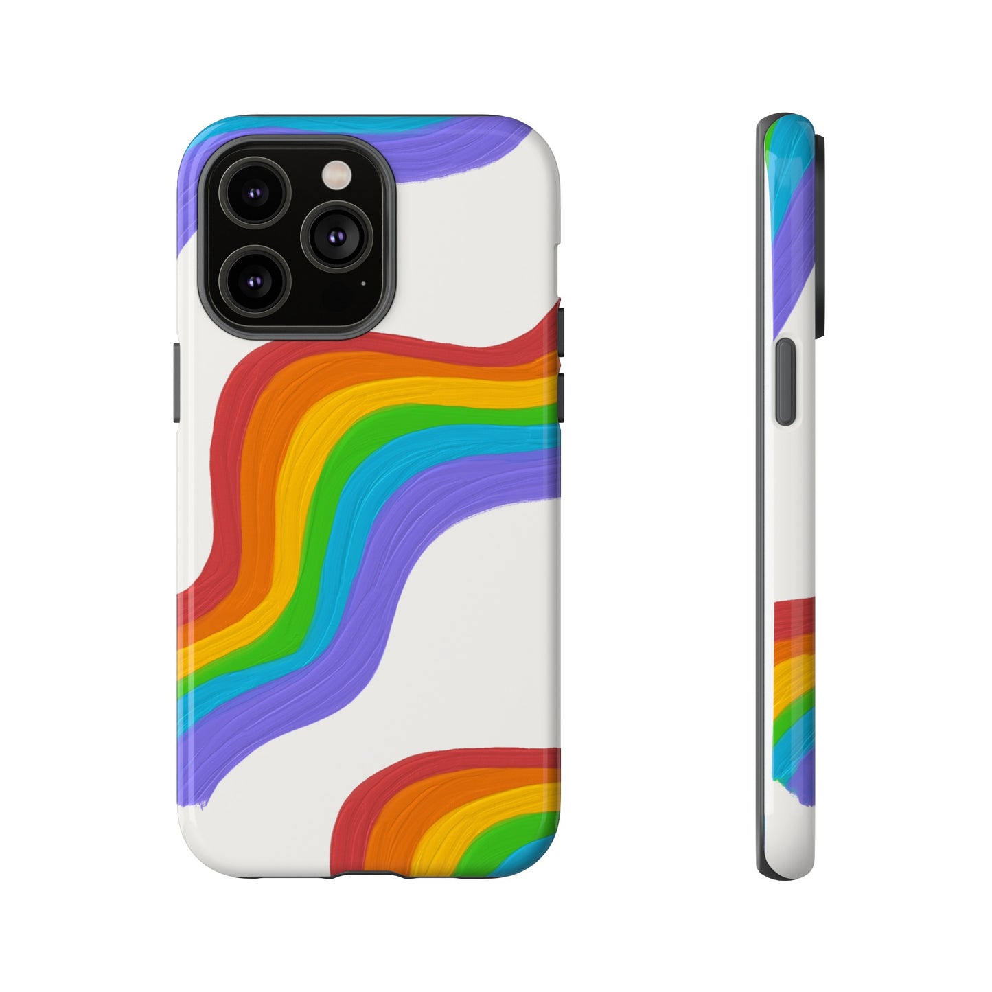 Rainbow Wallpaper Phone Case | iPhone 15 Plus/ Pro, 14, 13, 12| Google Pixel 7, Pro, 5| Samsung Galaxy S23 All Major Phone Models