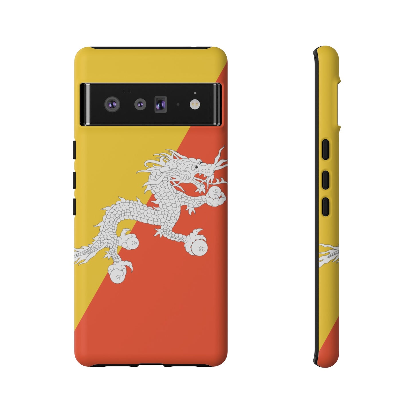 Bhutan Flag Phone Case | iPhone 15 Plus/ Pro, 14, 13, 12| Google Pixel 7, Pro, 5| Samsung Galaxy S23 All Major Phone Models