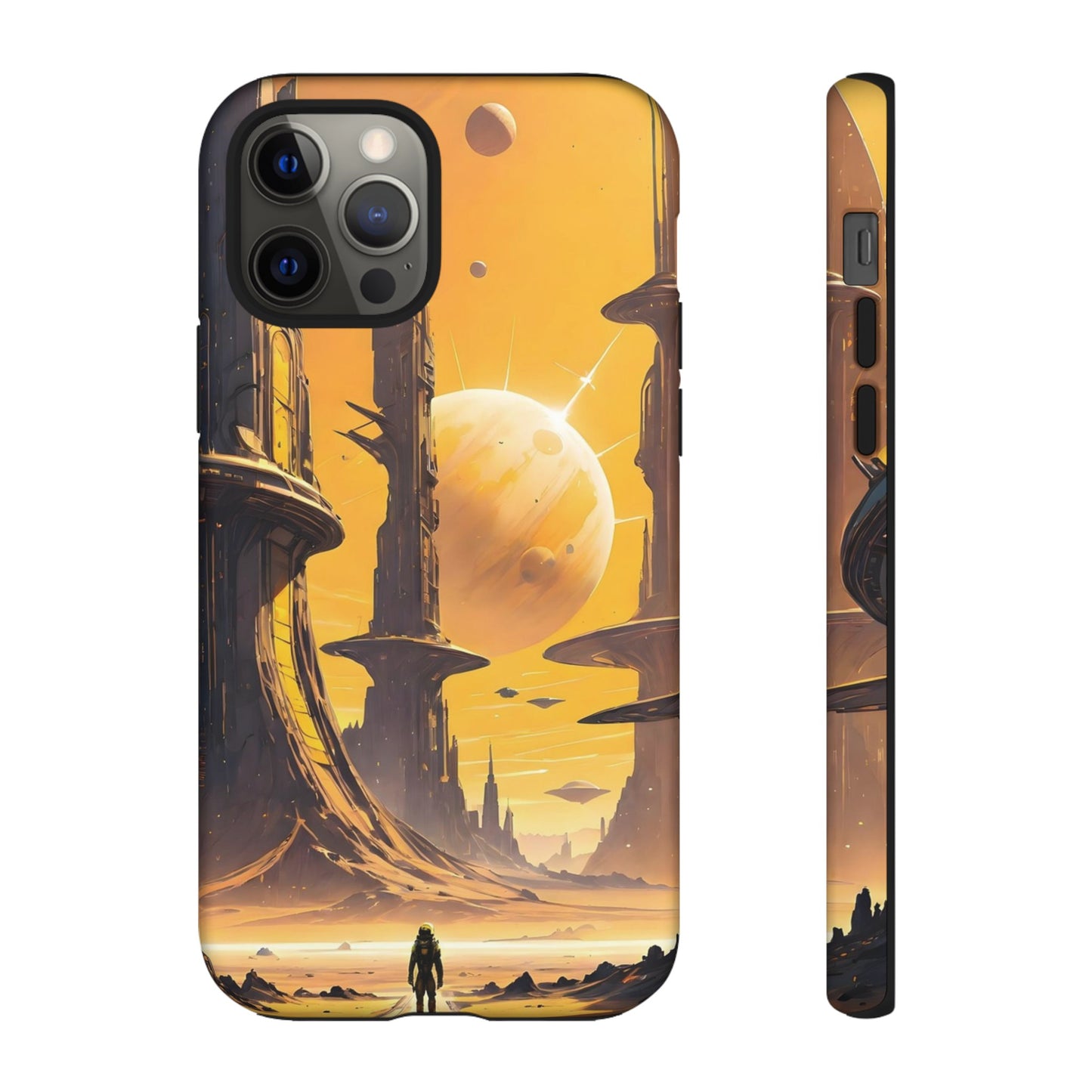 Distant Planets Sci Fi Wallpaper Phone Case | iPhone 15 Plus/ Pro, 14, 13, 12| Google Pixel 7, Pro, 5| Samsung Galaxy S23 All Major Phone Models