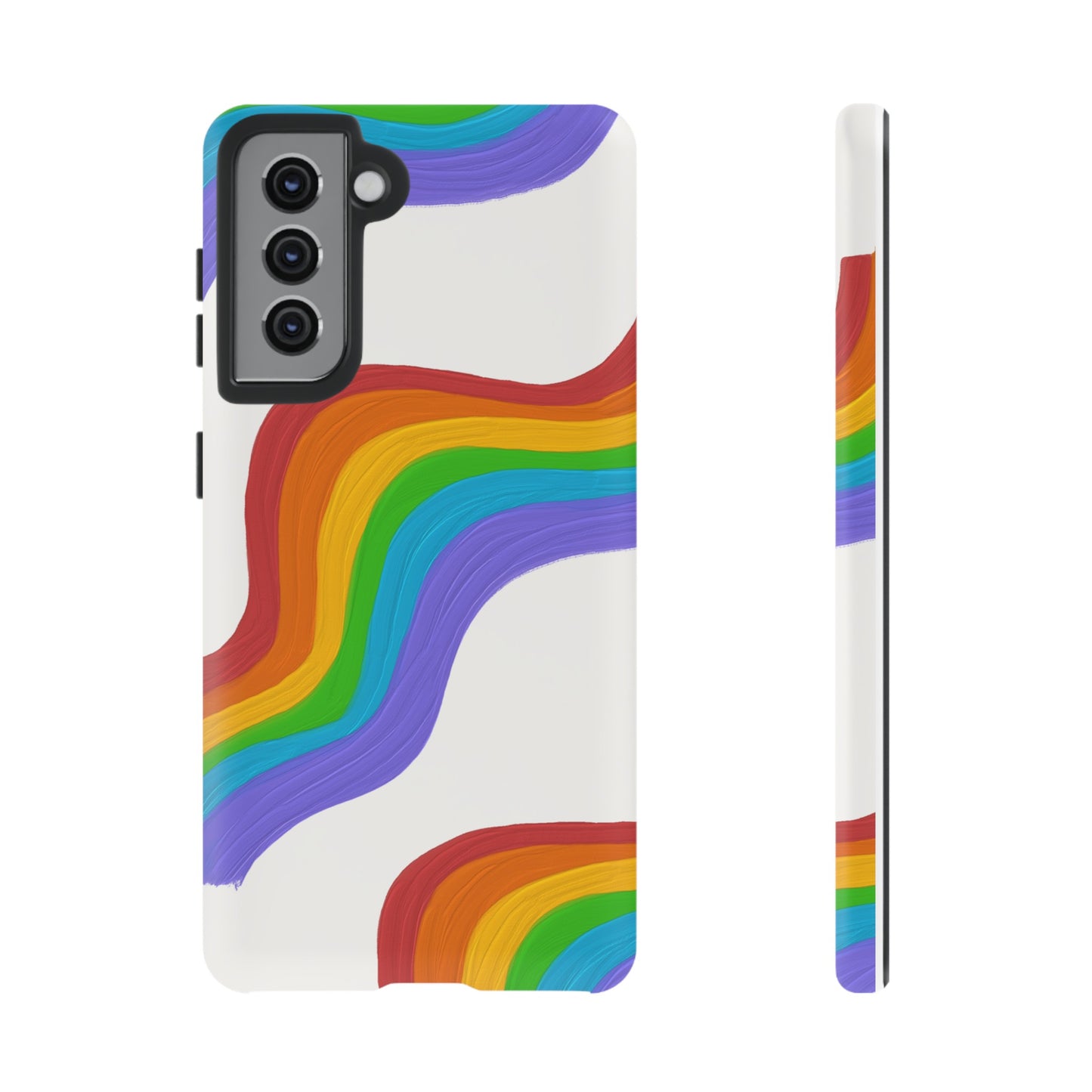 Rainbow Wallpaper Phone Case | iPhone 15 Plus/ Pro, 14, 13, 12| Google Pixel 7, Pro, 5| Samsung Galaxy S23 All Major Phone Models