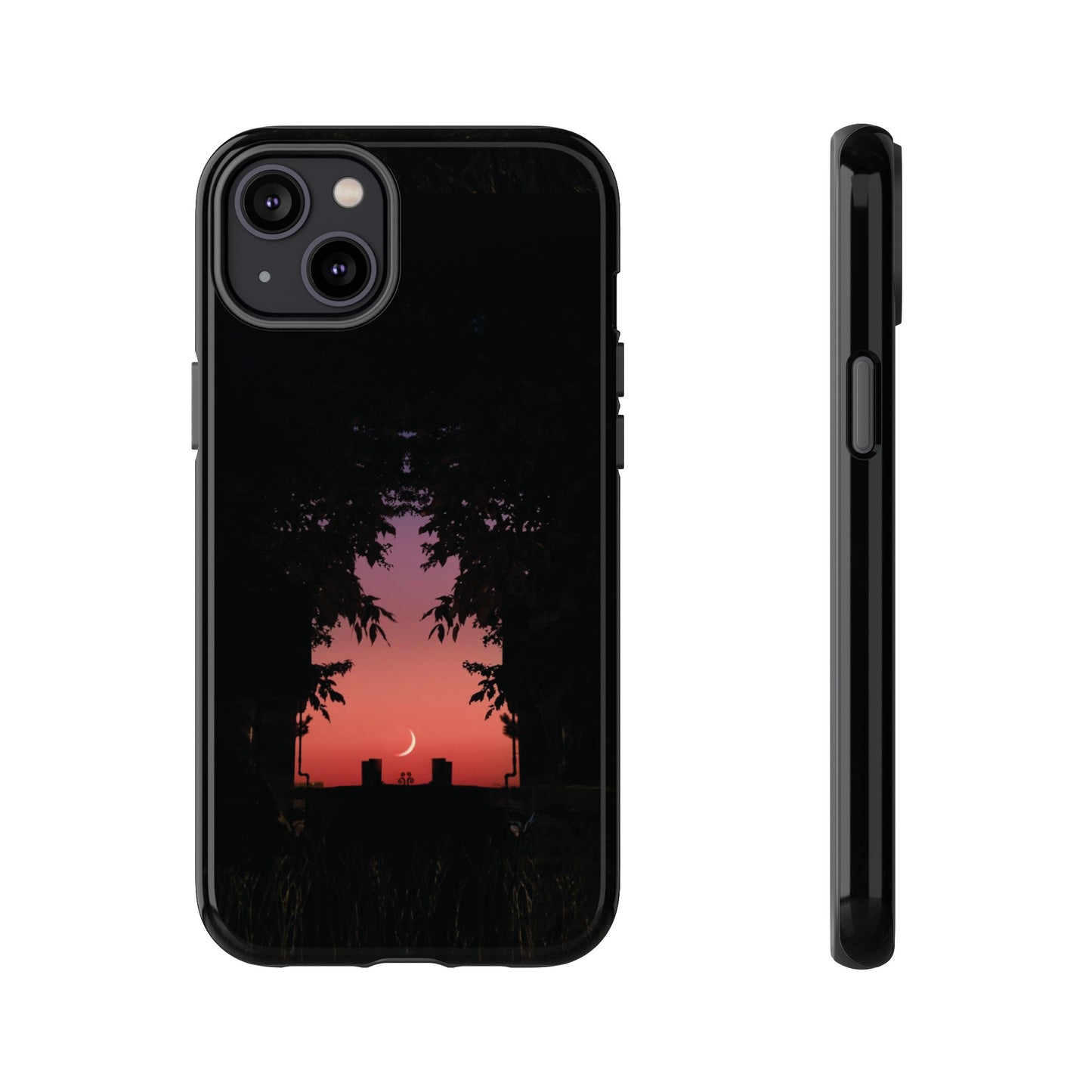 Crescent Night Wallpaper Phone Case | iPhone 15 Plus/ Pro, 14, 13, 12| Google Pixel 7, Pro, 5| Samsung Galaxy S23 All Major Phone Models