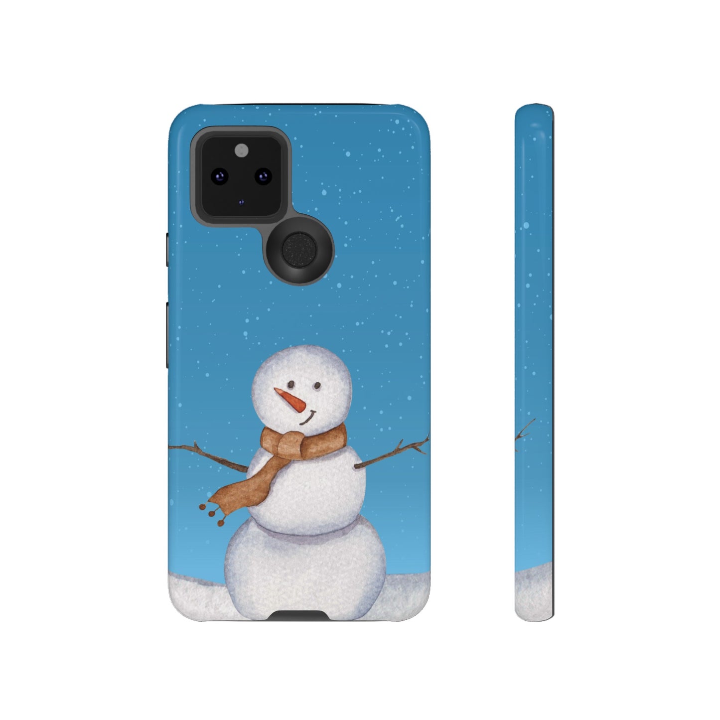 Snowman Wallpaper Phone Case | iPhone 15 Plus/ Pro, 14, 13, 12| Google Pixel 7, Pro, 5| Samsung Galaxy S23 All Major Phone Models