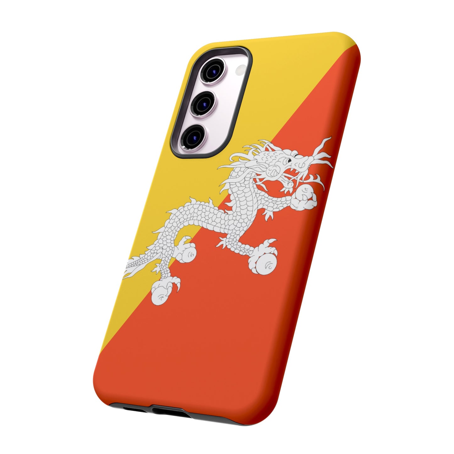 Bhutan Flag Phone Case | iPhone 15 Plus/ Pro, 14, 13, 12| Google Pixel 7, Pro, 5| Samsung Galaxy S23 All Major Phone Models