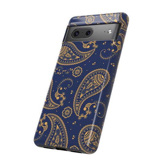 Indian Paisley Wallpaper Phone Case | iPhone 15 Plus/ Pro, 14, 13, 12| Google Pixel 7, Pro, 5| Samsung Galaxy S23 All Major Phone Models