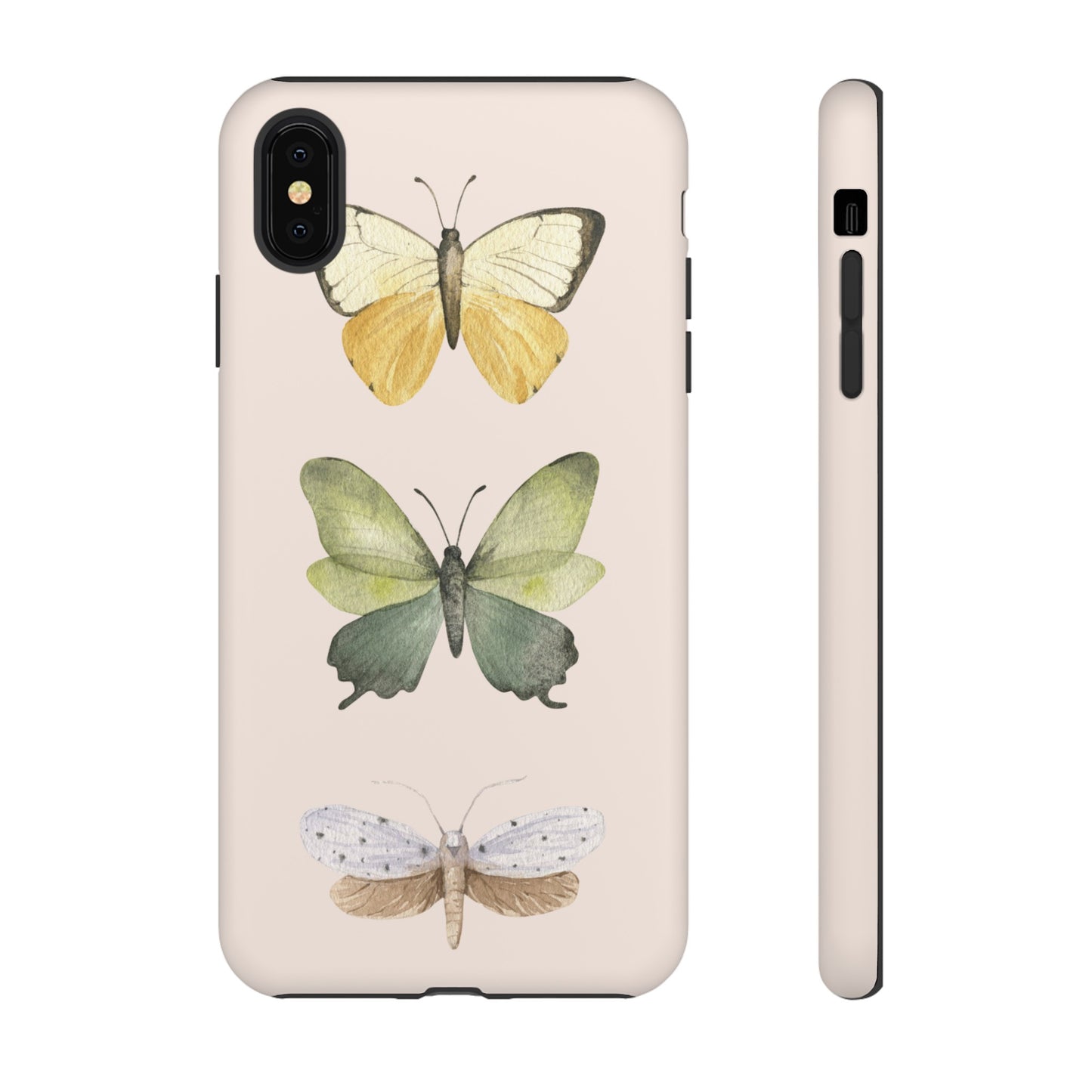 Three Butterflies Wallpaper Phone Case | iPhone 15 Plus/ Pro, 14, 13, 12| Google Pixel 7, Pro, 5| Samsung Galaxy S23 All Major Phone Models