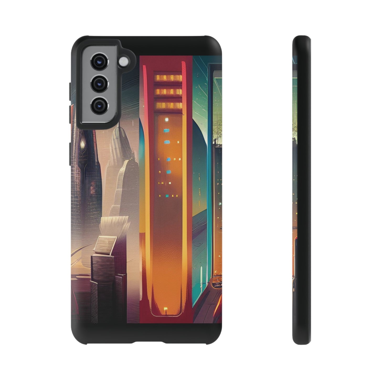 Sci-Fi  Buildings Wallpaper Phone Case | iPhone 15 Plus/ Pro, 14, 13, 12| Google Pixel 7, Pro, 5| Samsung Galaxy S23 All Major Phone Models