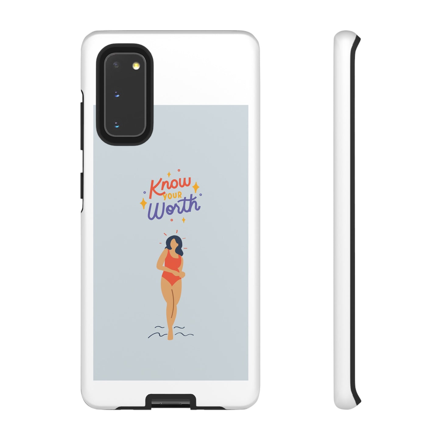 Know Your Worth Phone Case | iPhone 15 Plus/ Pro, 14, 13, 12| Google Pixel 7, Pro, 5| Samsung Galaxy S23 All Major Phone Models