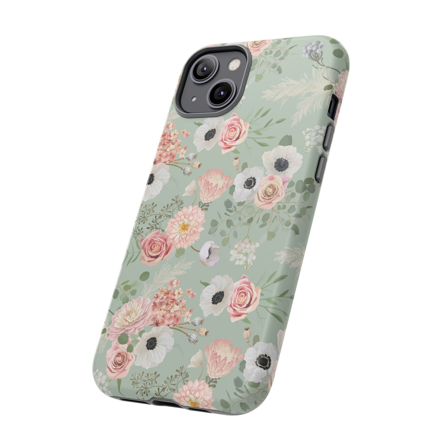 Pastel Flowers Phone Case | iPhone 15 Plus/ Pro, 14, 13, 12| Google Pixel 7, Pro, 5| Samsung Galaxy S23 All Major Phone Models