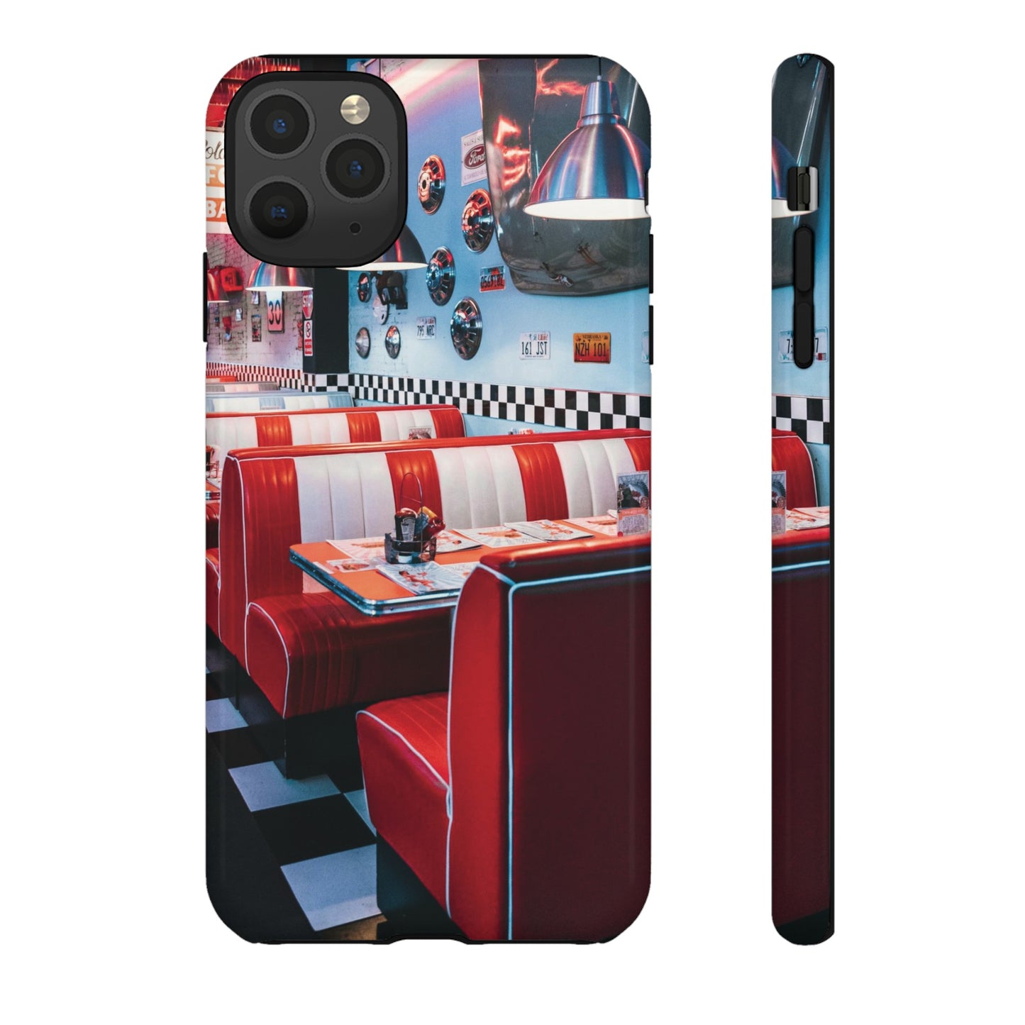 Diner Wallpaper Phone Case | iPhone 15 Plus/ Pro, 14, 13, 12| Google Pixel 7, Pro, 5| Samsung Galaxy S23 All Major Phone Models