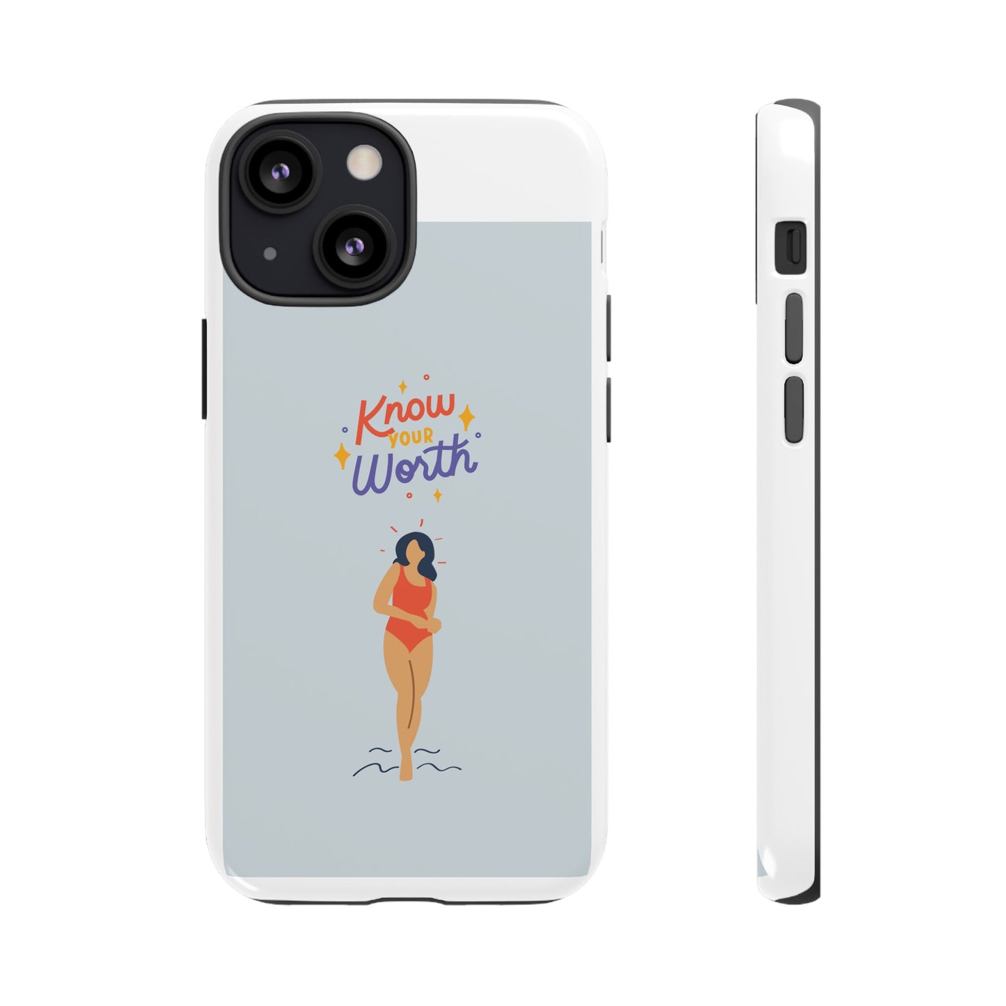 Know Your Worth Phone Case | iPhone 15 Plus/ Pro, 14, 13, 12| Google Pixel 7, Pro, 5| Samsung Galaxy S23 All Major Phone Models