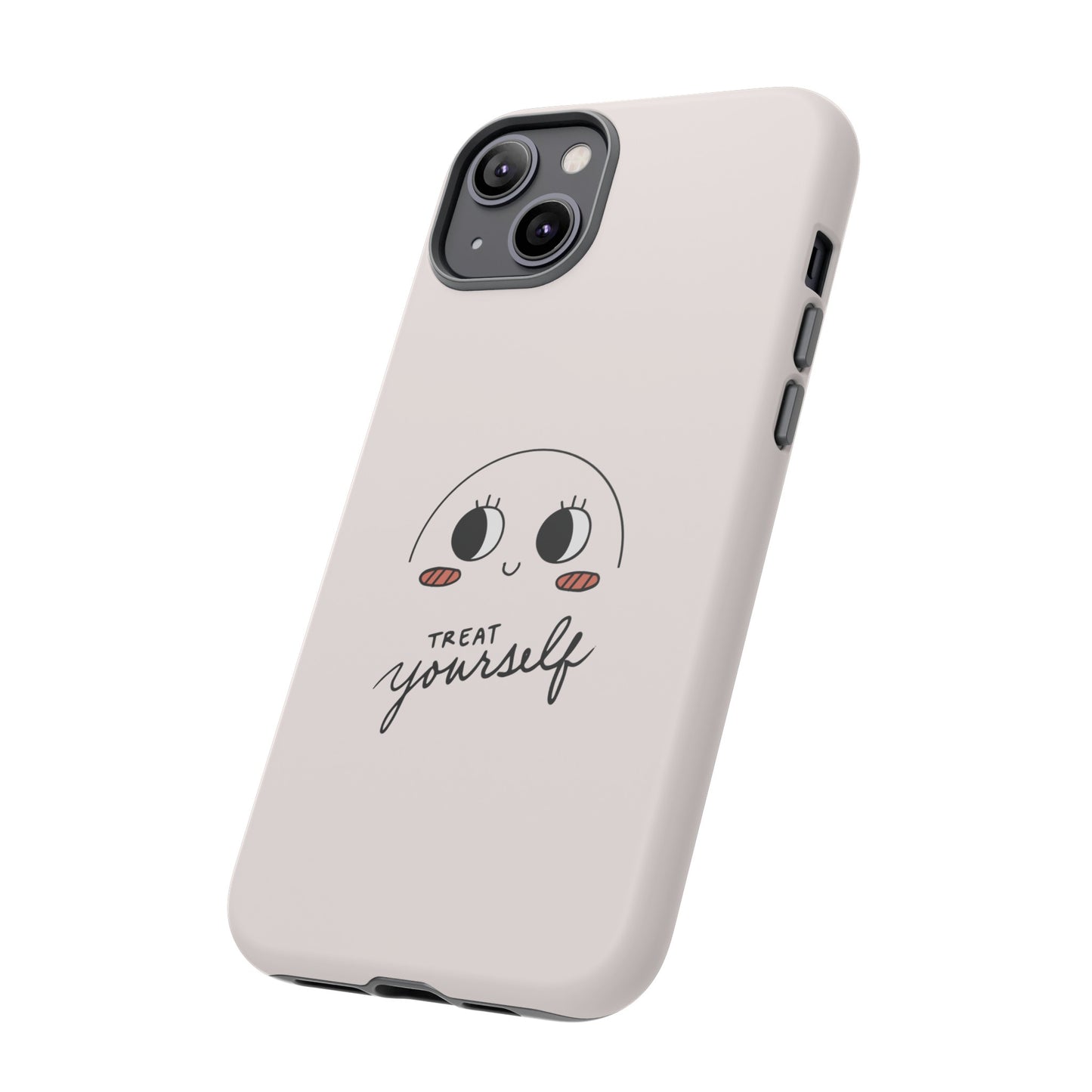 Treat Yourself Wallpaper Phone Case | iPhone 15 Plus/ Pro, 14, 13, 12| Google Pixel 7, Pro, 5| Samsung Galaxy S23 All Major Phone Models