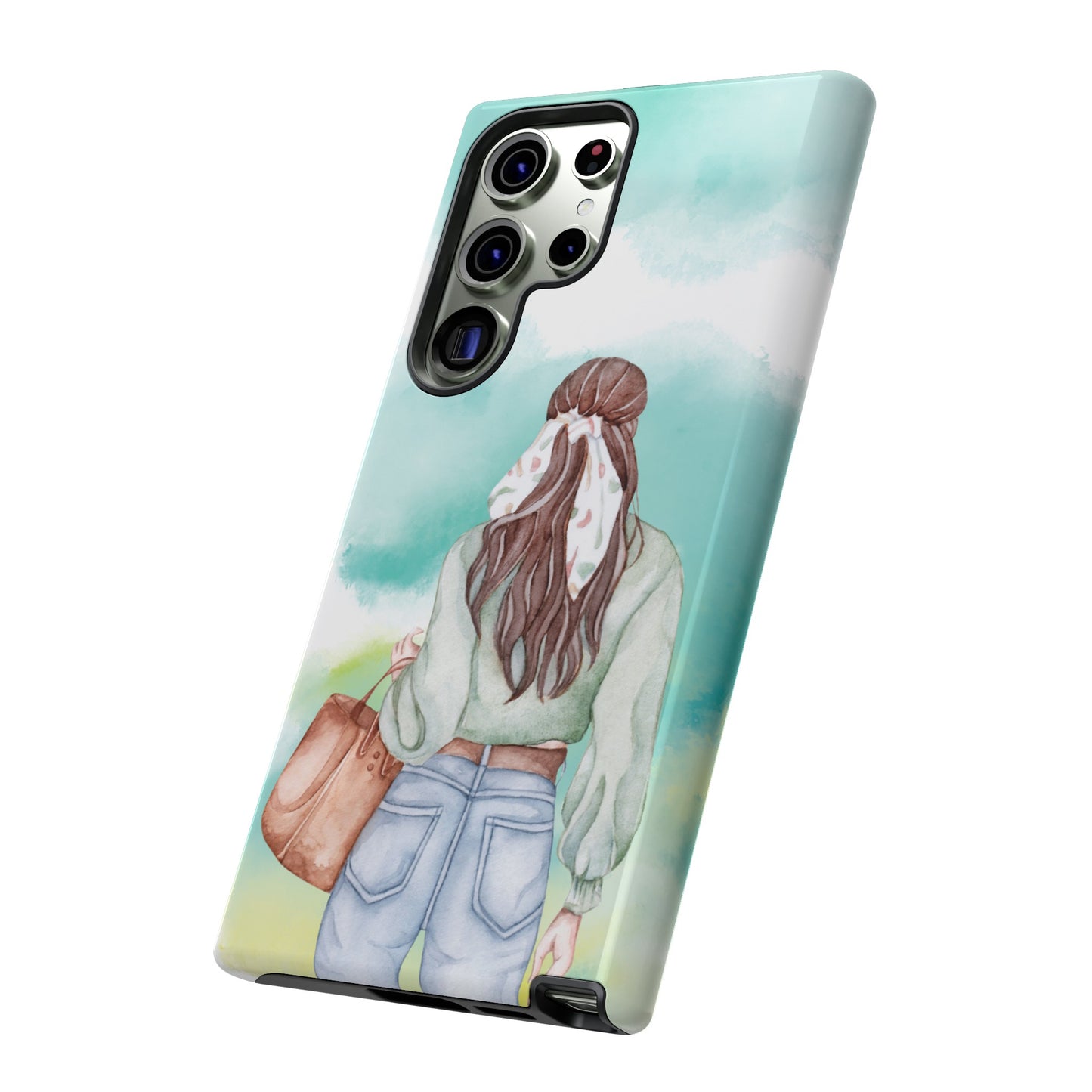 Girl Wallpaper Phone Case | iPhone 15 Plus/ Pro, 14, 13, 12| Google Pixel 7, Pro, 5| Samsung Galaxy S23 All Major Phone Models