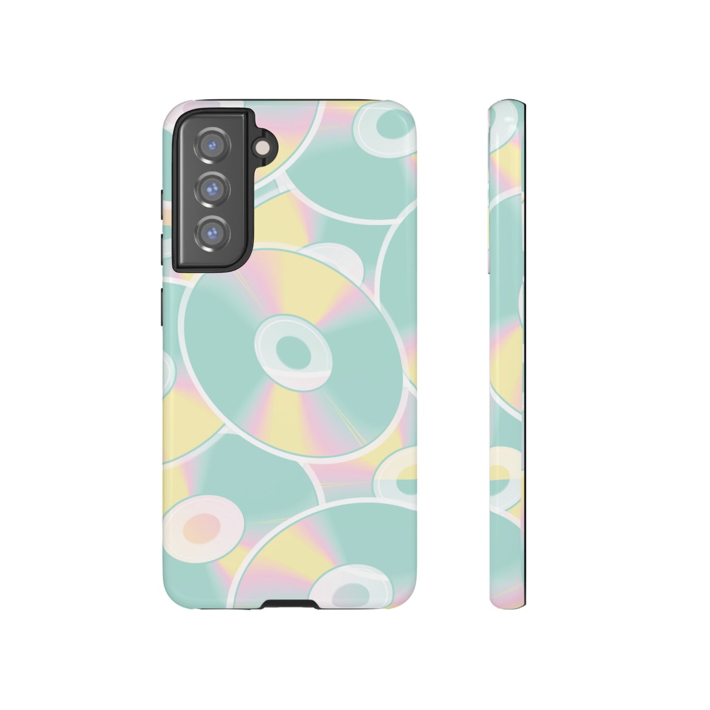 90's CD Wallpaper Phone Case | iPhone 15 Plus/ Pro, 14, 13, 12| Google Pixel 7, Pro, 5| Samsung Galaxy S23 All Major Phone Models