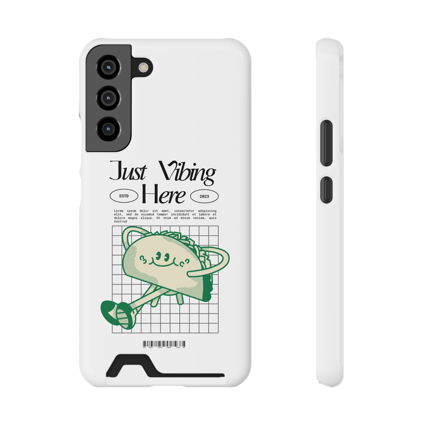 Just Vibing Here Phone Case | iPhone 15 Plus/ Pro, 14, 13, 12|Samsung Galaxy Models