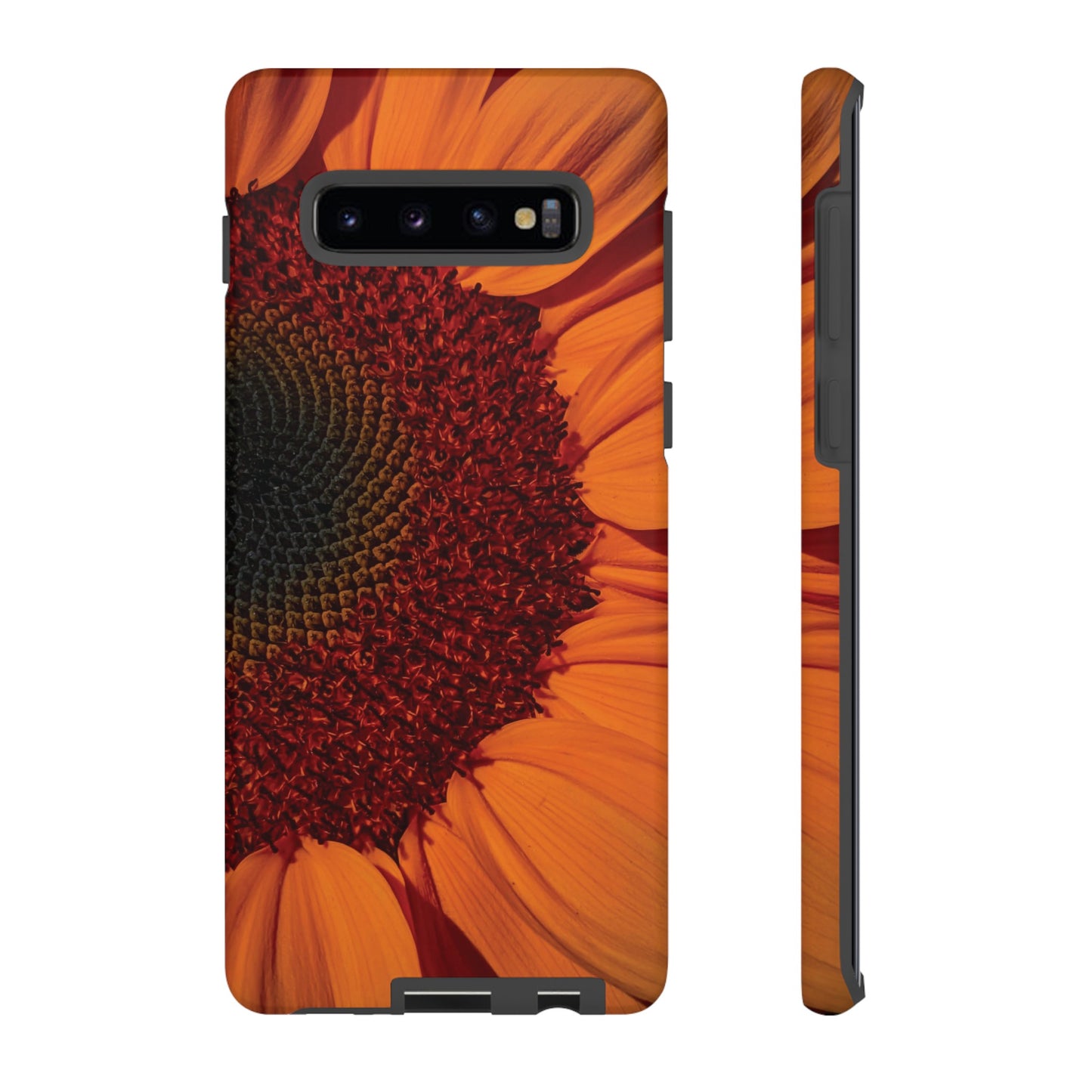 Orange Sunflower Wallpaper Phone Case | iPhone 15 Plus/ Pro, 14, 13, 12| Google Pixel 7, Pro, 5| Samsung Galaxy S23 All Major Phone Models