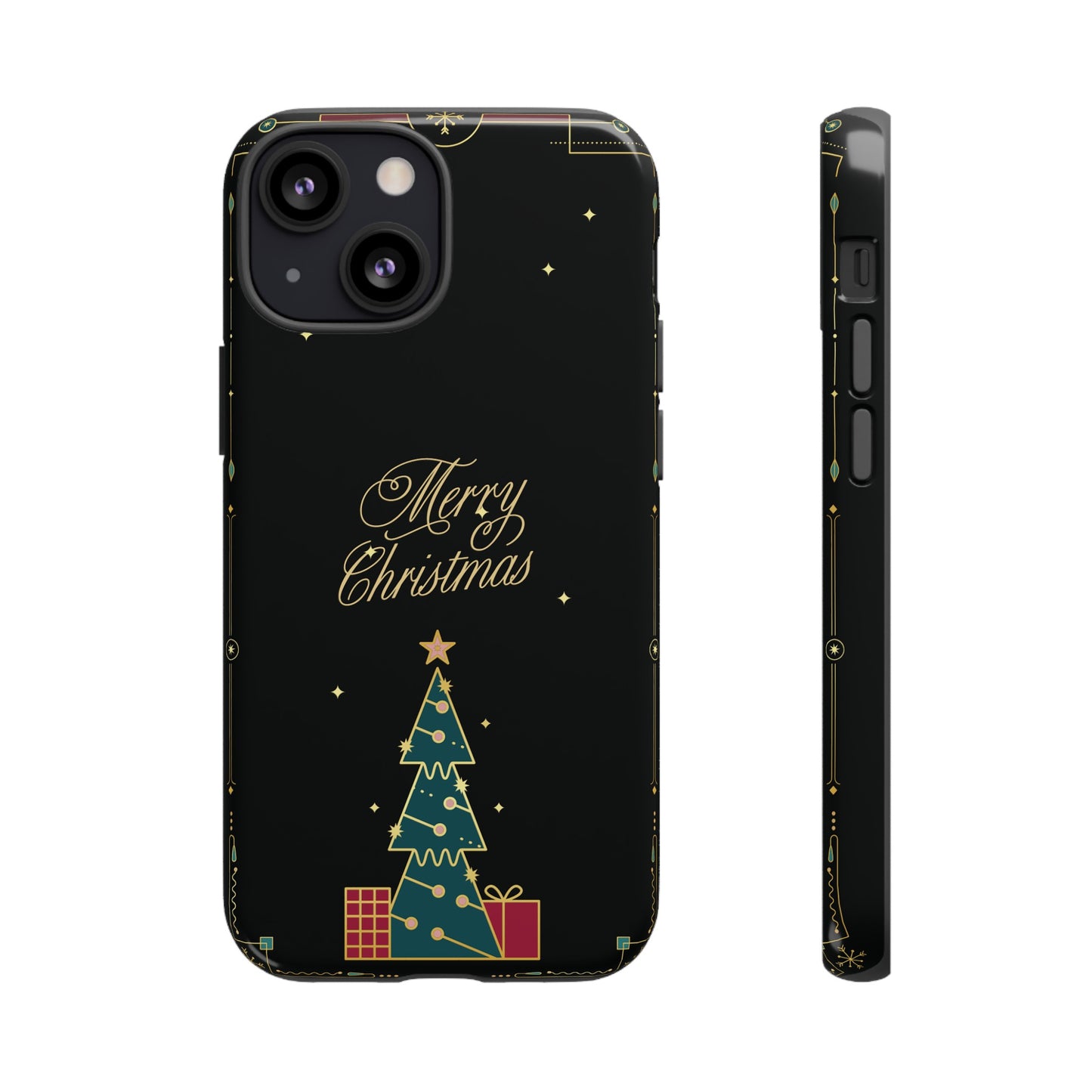 Christmas Tree Wallpaper Phone Case | iPhone 15 Plus/ Pro, 14, 13, 12| Google Pixel 7, Pro, 5| Samsung Galaxy S23 All Major Phone Models