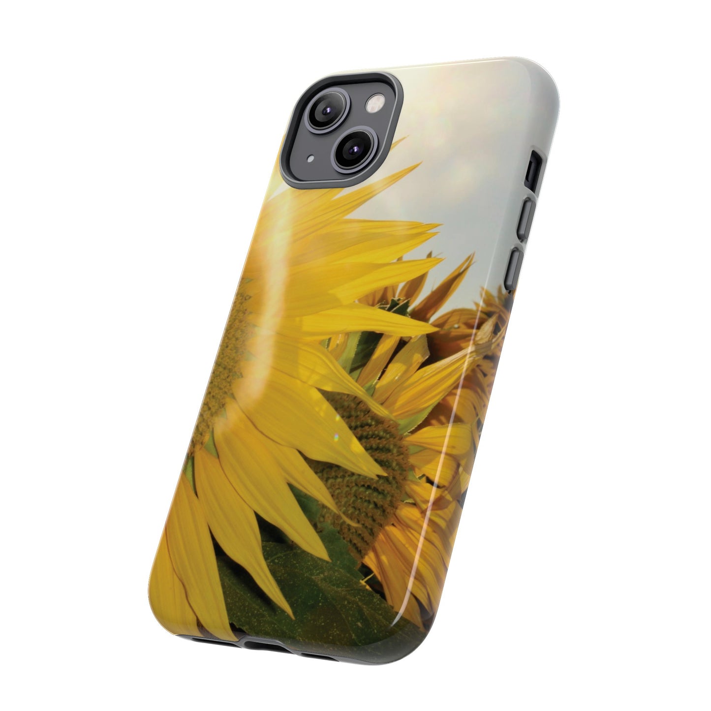 Bright Sunflower Wallpaper Phone Case | iPhone 15 Plus/ Pro, 14, 13, 12| Google Pixel 7, Pro, 5| Samsung Galaxy S23 All Major Phone Models