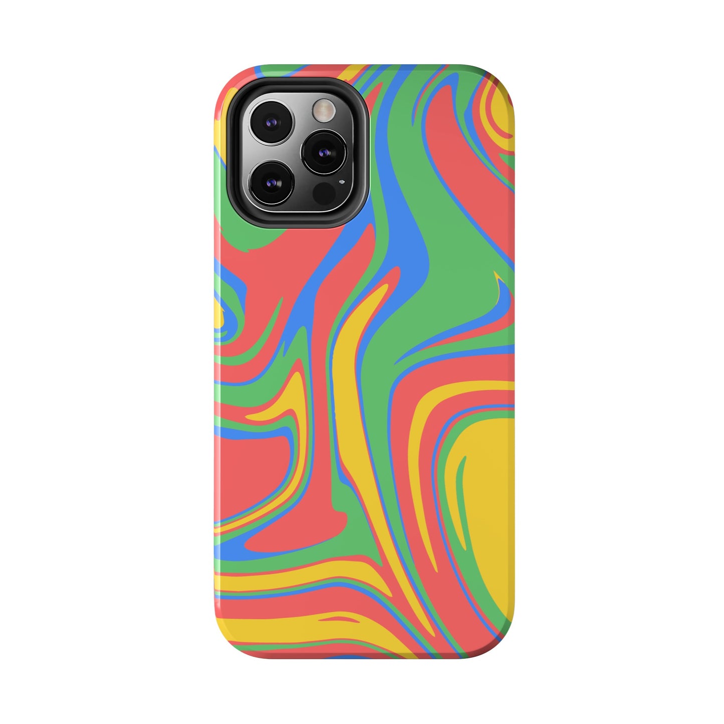 Colourful Marble Phone Case | iPhone 15 Plus/ Pro, 14, 13, 12|