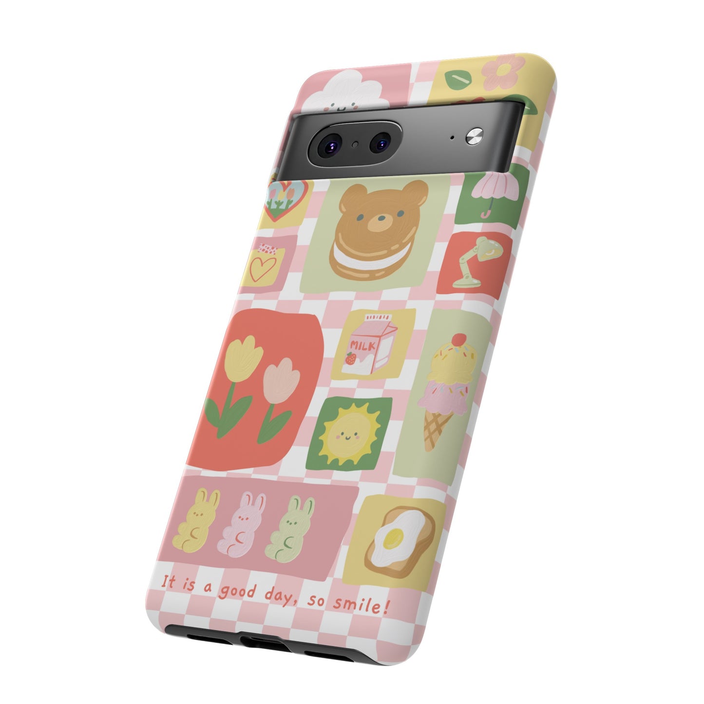 It Is A Good Day, So Smile! Wallpaper Phone Case | iPhone 15 Plus/ Pro, 14, 13, 12| Google Pixel 7, Pro, 5| Samsung Galaxy S23 All Major Phone Models