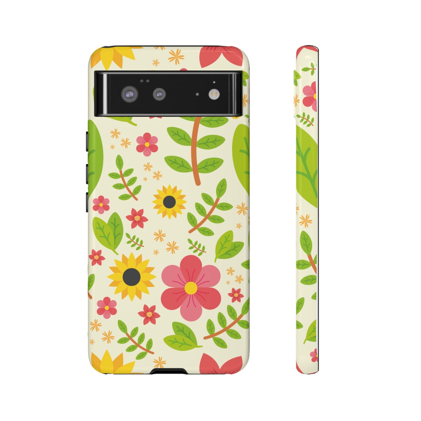 Botanical Flowers Phone Case | iPhone 15 Plus/ Pro, 14, 13, 12| Google Pixel 7, Pro, 5| Samsung Galaxy S23 All Major Phone Models