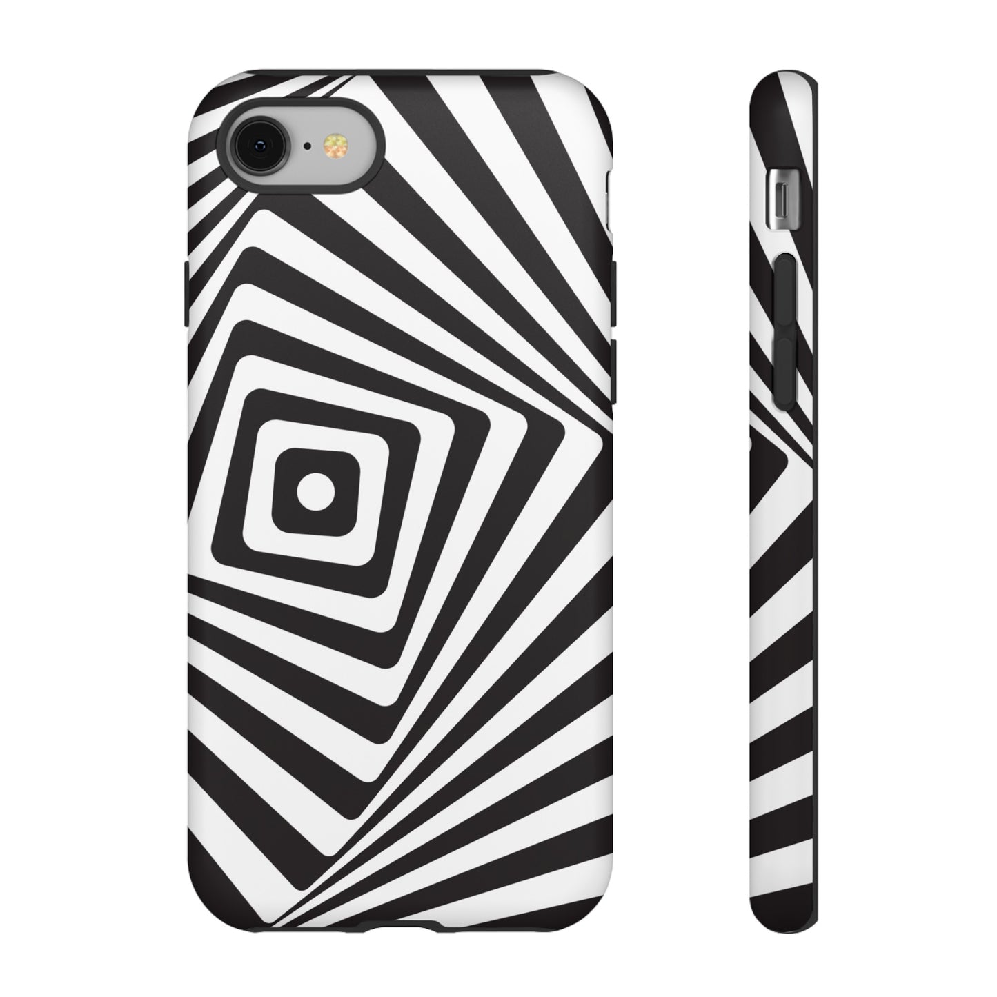 Black & White Spiral Wallpaper Phone Case | iPhone 15 Plus/ Pro, 14, 13, 12| Google Pixel 7, Pro, 5| Samsung Galaxy S23 All Major Phone Models