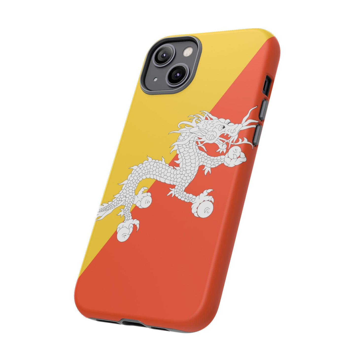 Bhutan Flag Phone Case | iPhone 15 Plus/ Pro, 14, 13, 12| Google Pixel 7, Pro, 5| Samsung Galaxy S23 All Major Phone Models