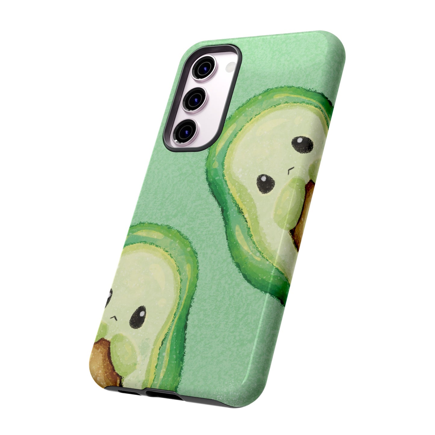 Avocado Friends Wallpaper Phone Case | iPhone 15 Plus/ Pro, 14, 13, 12| Google Pixel 7, Pro, 5| Samsung Galaxy S23 All Major Phone Models