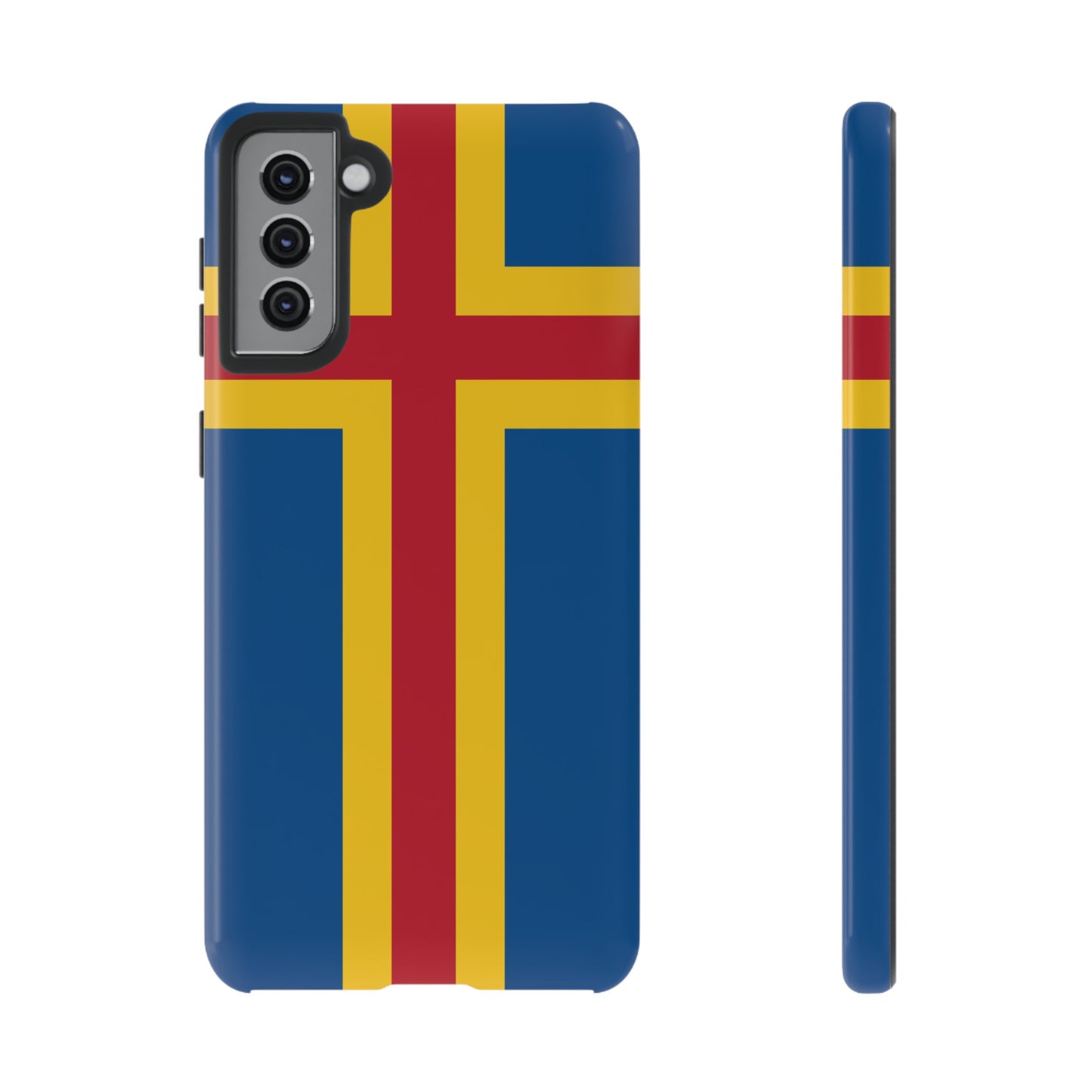 Aland Islands (Finland) Flag Phone Case | iPhone 15 Plus/ Pro, 14, 13, 12| Google Pixel 7, Pro, 5| Samsung Galaxy S23 All Major Phone Models