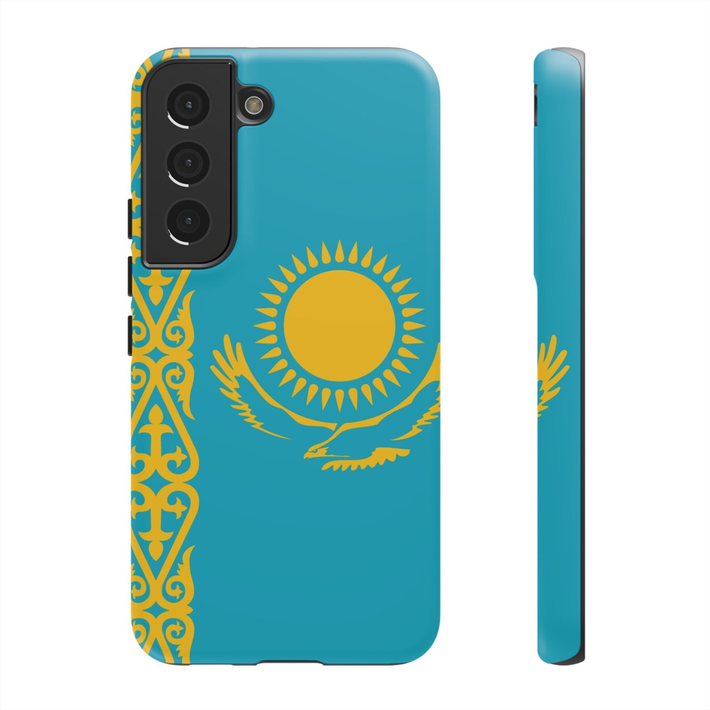 Kazakhstan Flag Phone Case | iPhone 15 Plus/ Pro, 14, 13, 12| Google Pixel 7, Pro, 5| Samsung Galaxy S23 All Major Phone Models