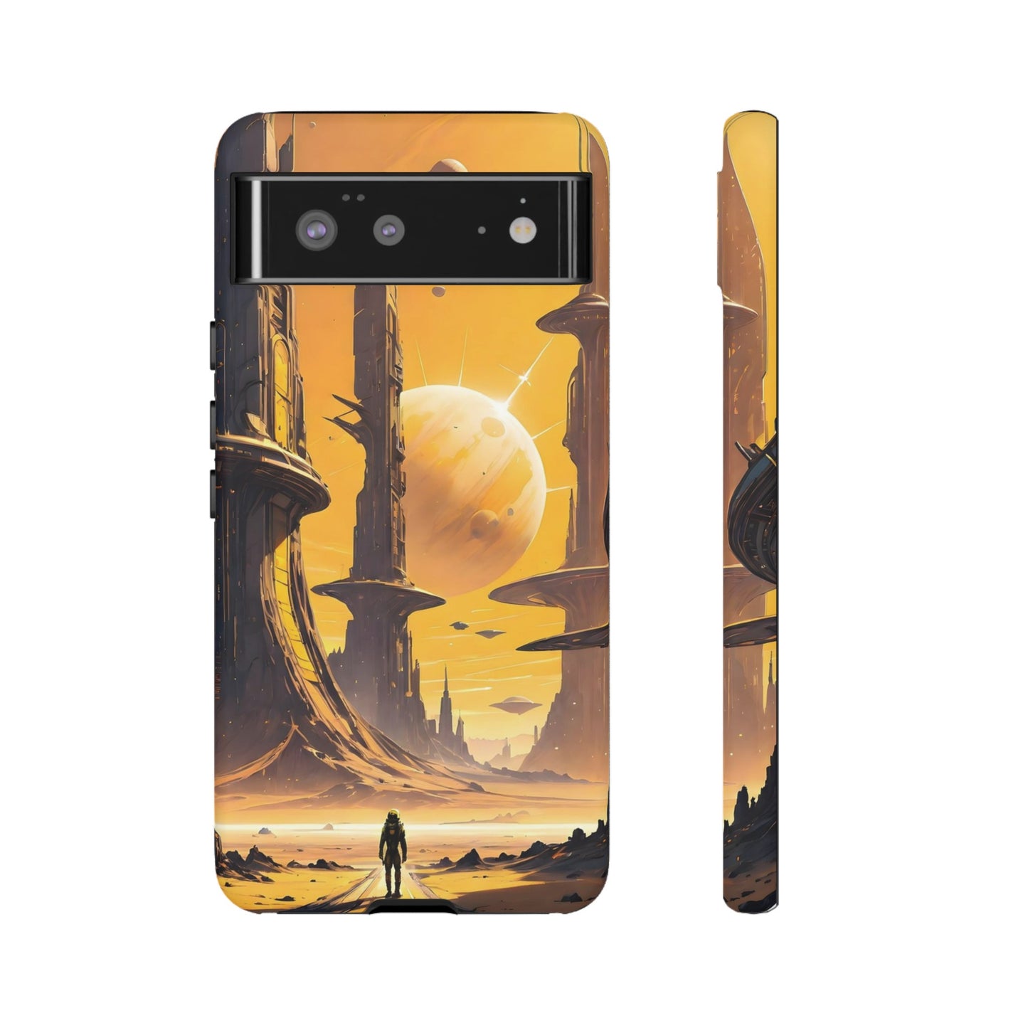 Distant Planets Sci Fi Wallpaper Phone Case | iPhone 15 Plus/ Pro, 14, 13, 12| Google Pixel 7, Pro, 5| Samsung Galaxy S23 All Major Phone Models