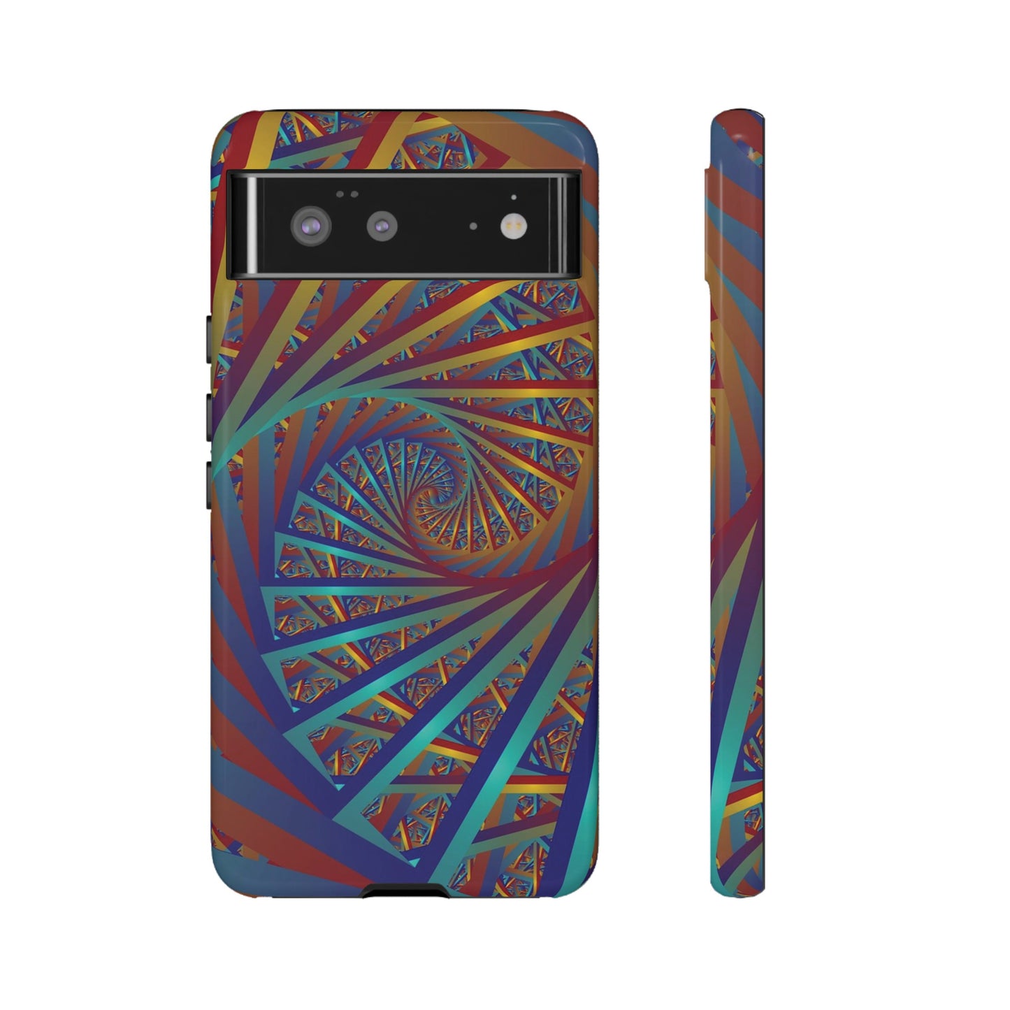 Colourful Spiral Wallpaper Phone Case | iPhone 15 Plus/ Pro, 14, 13, 12| Google Pixel 7, Pro, 5| Samsung Galaxy S23 All Major Phone Models