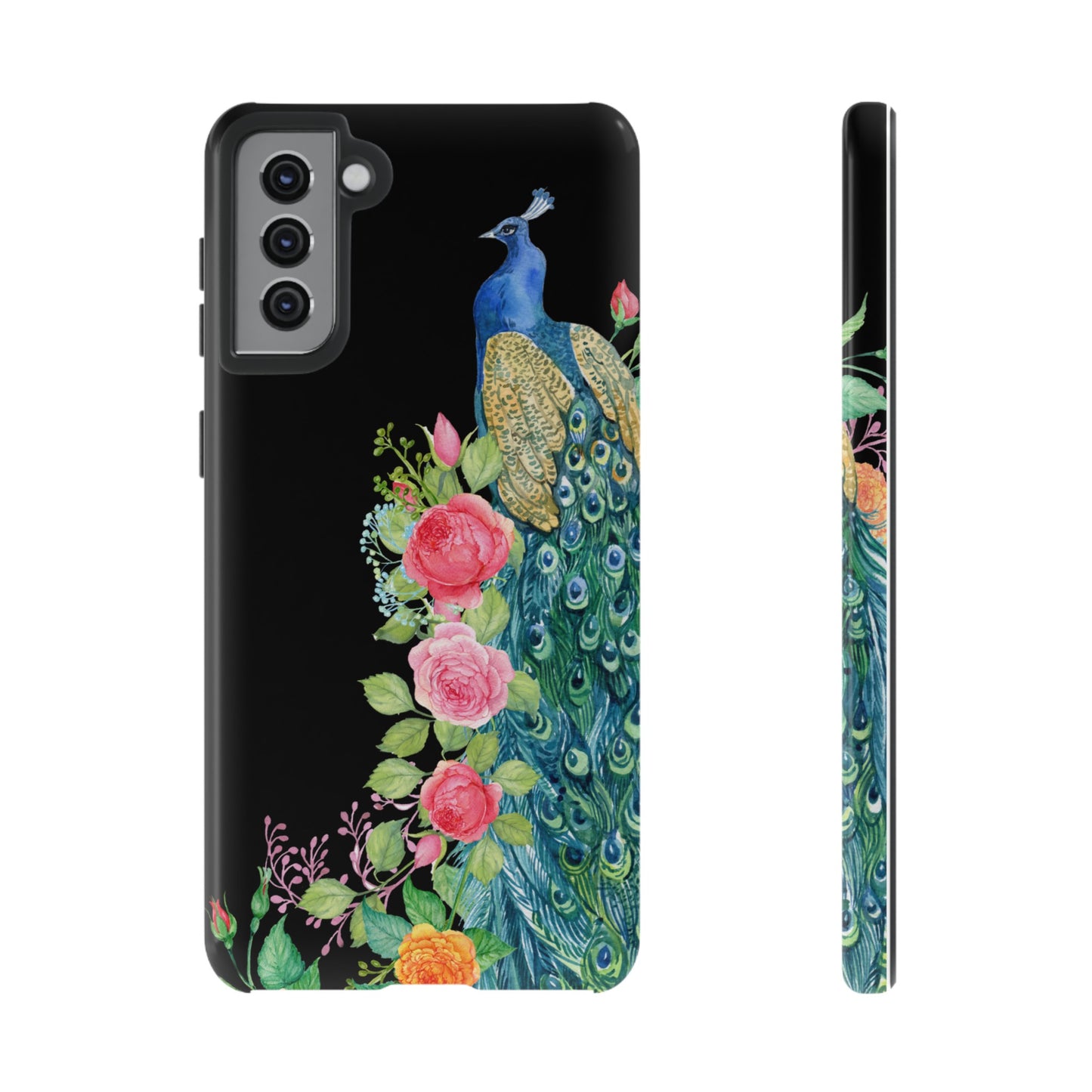 Peacock Wallpaper Phone Case | iPhone 15 Plus/ Pro, 14, 13, 12| Google Pixel 7, Pro, 5| Samsung Galaxy S23 All Major Phone Models