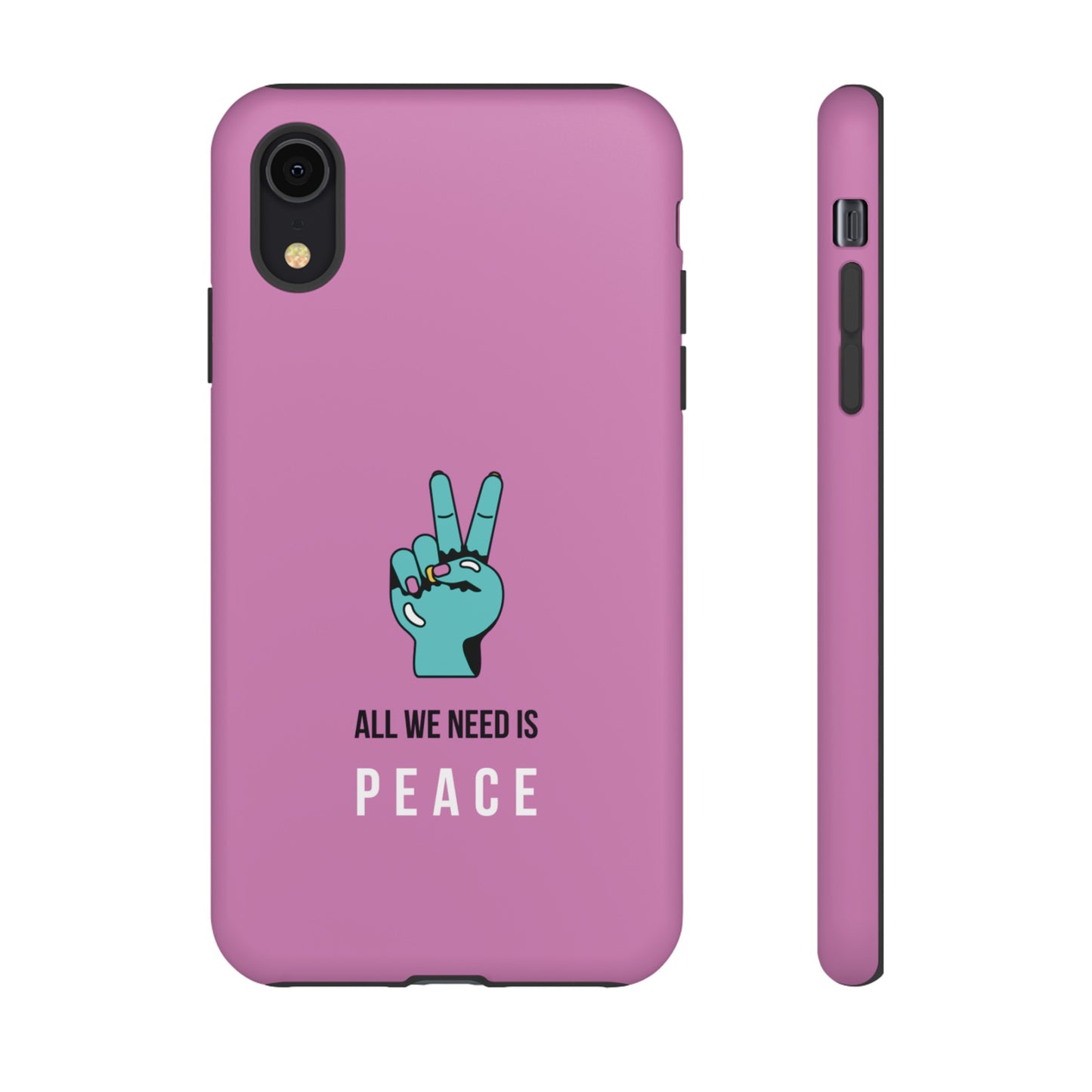 All We Need Is Peace Wallpaper Phone Case | iPhone 15 Plus/ Pro, 14, 13, 12| Google Pixel 7, Pro, 5| Samsung Galaxy S23 All Major Phone Models