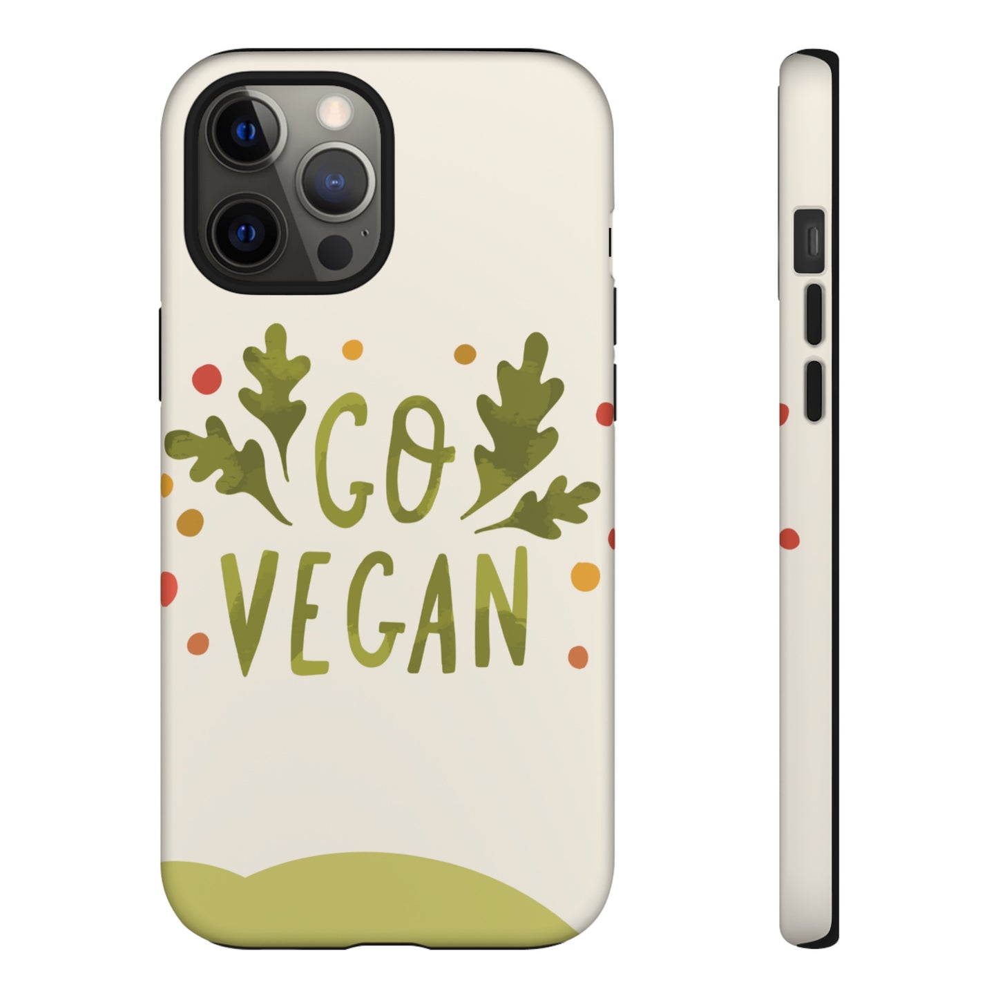 Go Vegan Wallpaper Phone Case | iPhone 15 Plus/ Pro, 14, 13, 12| Google Pixel 7, Pro, 5| Samsung Galaxy S23 All Major Phone Models