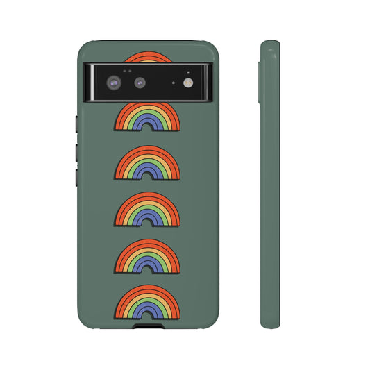 Rainbow Wallpaper Phone Case | iPhone 15 Plus/ Pro, 14, 13, 12| Google Pixel 7, Pro, 5| Samsung Galaxy S23 All Major Phone Models