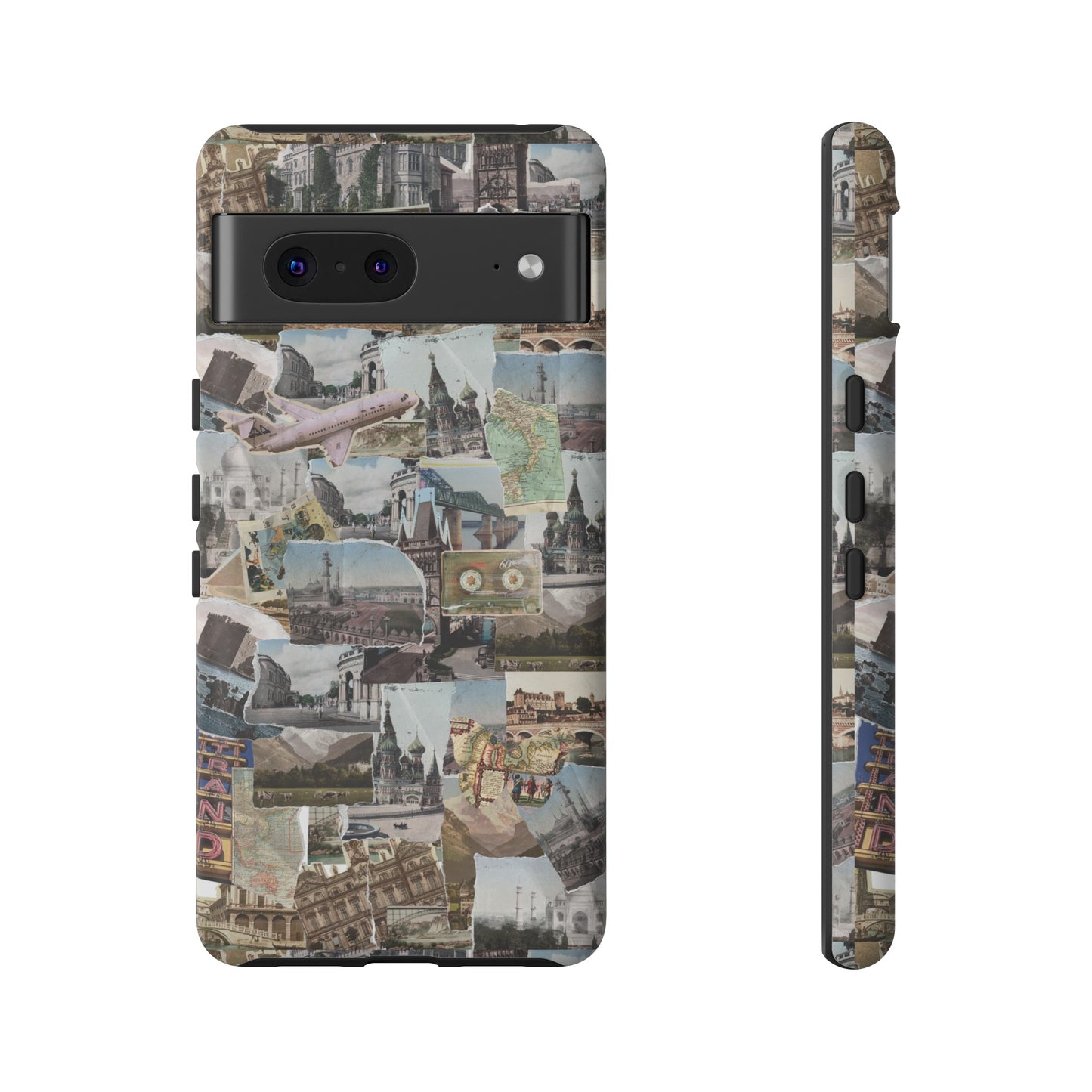 Travel Collage Wallpaper Phone Case | iPhone 15 Plus/ Pro, 14, 13, 12| Google Pixel 7, Pro, 5| Samsung Galaxy S23 All Major Phone Models