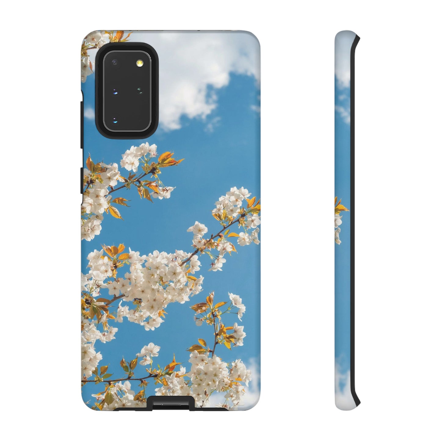 White Blossom Wallpaper Phone Case | iPhone 15 Plus/ Pro, 14, 13, 12| Google Pixel 7, Pro, 5| Samsung Galaxy S23 All Major Phone Models