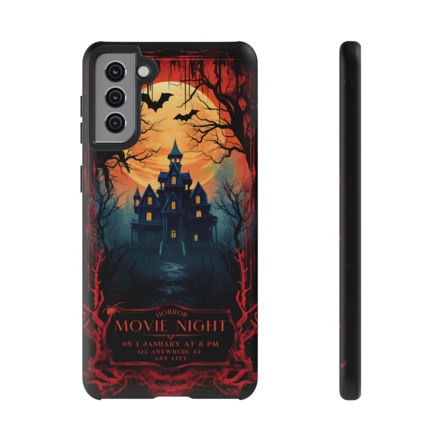 Horror Movie Night Phone Case | iPhone 15 Plus/ Pro, 14, 13, 12| Google Pixel 7, Pro, 5| Samsung Galaxy S23 All Major Phone Models