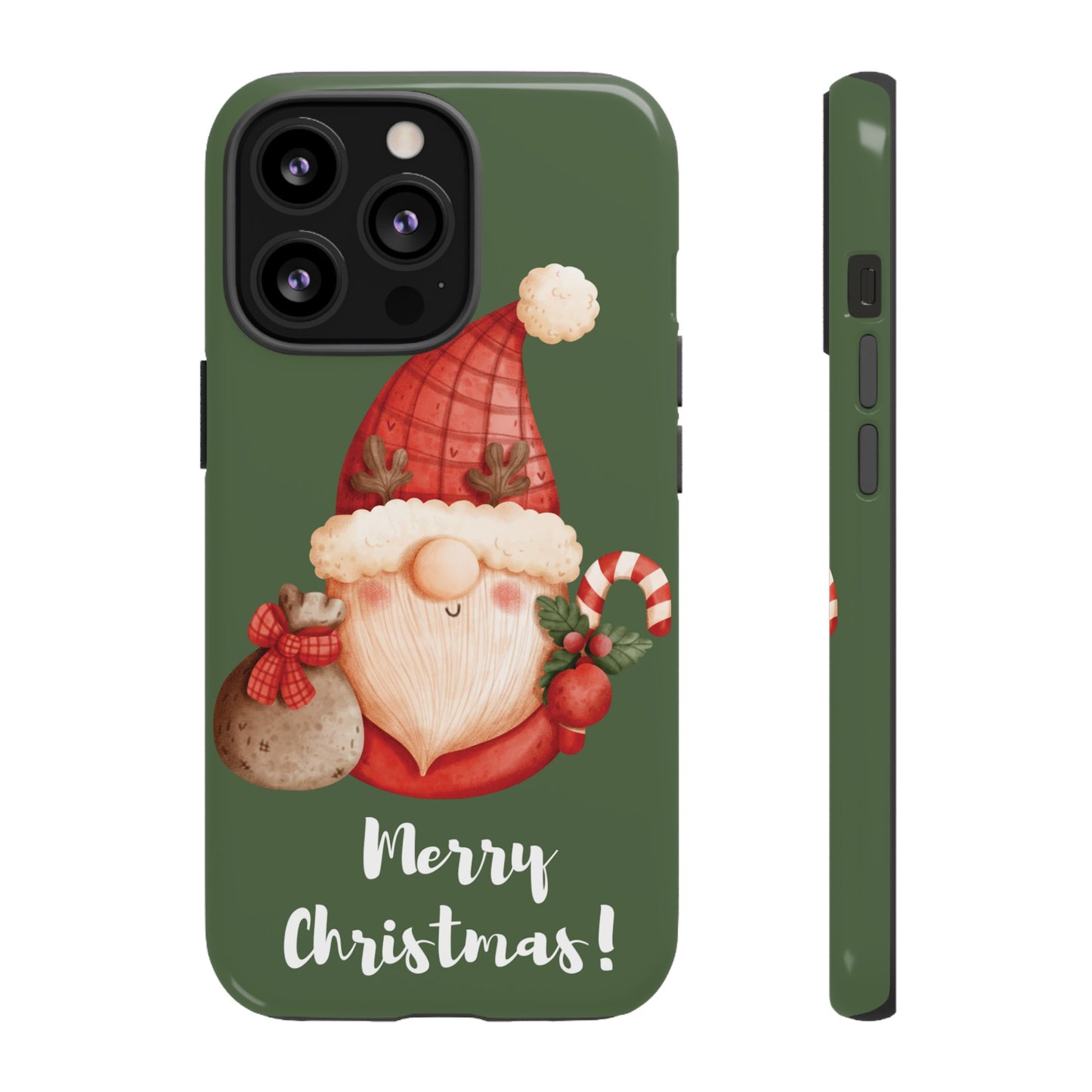 Cute Merry Christmas Wallpaper Phone Case | iPhone 15 Plus/ Pro, 14, 13, 12| Google Pixel 7, Pro, 5| Samsung Galaxy S23 All Major Phone Models